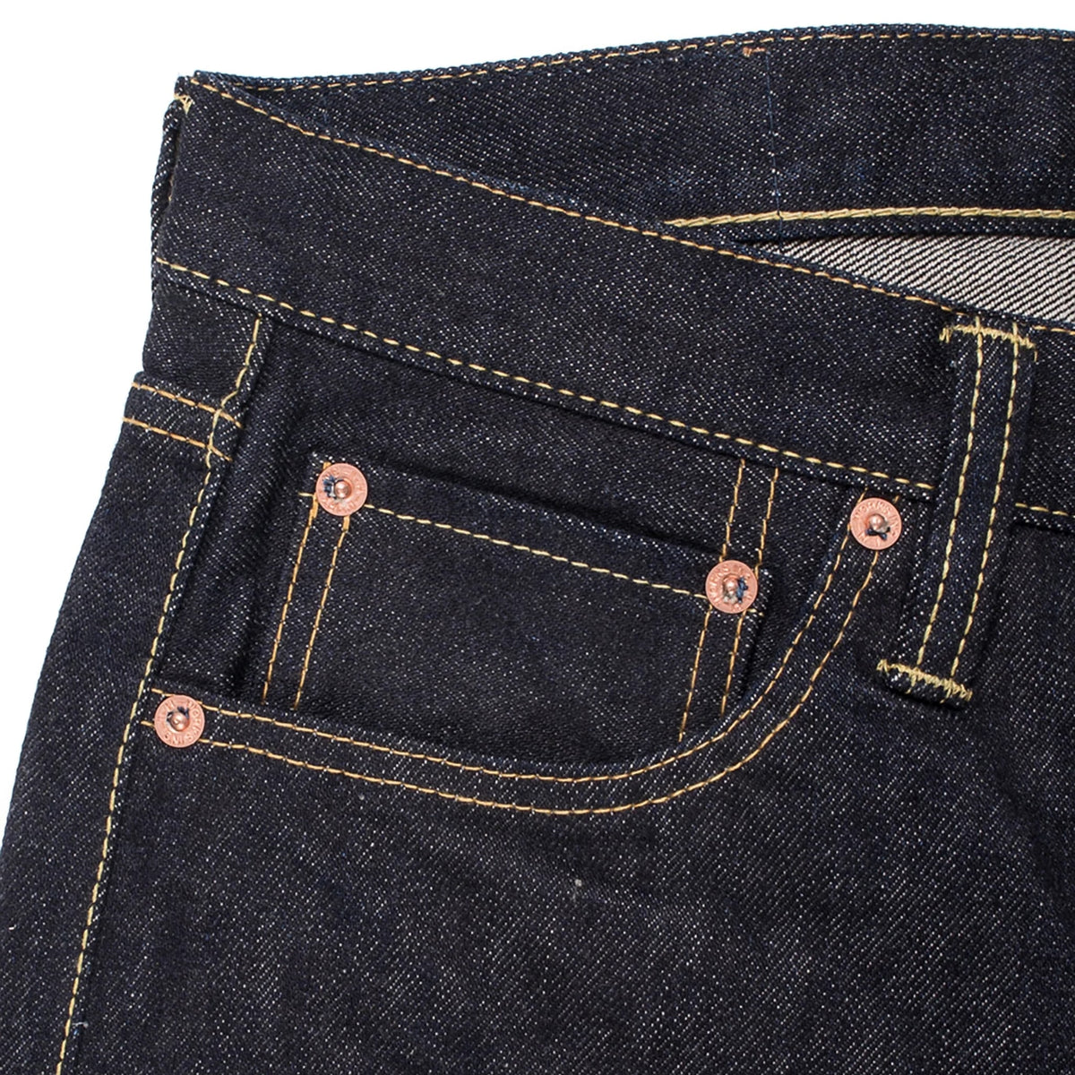 IH-634S-142 14oz Selvedge Denim Straight Cut Jeans - Indigo