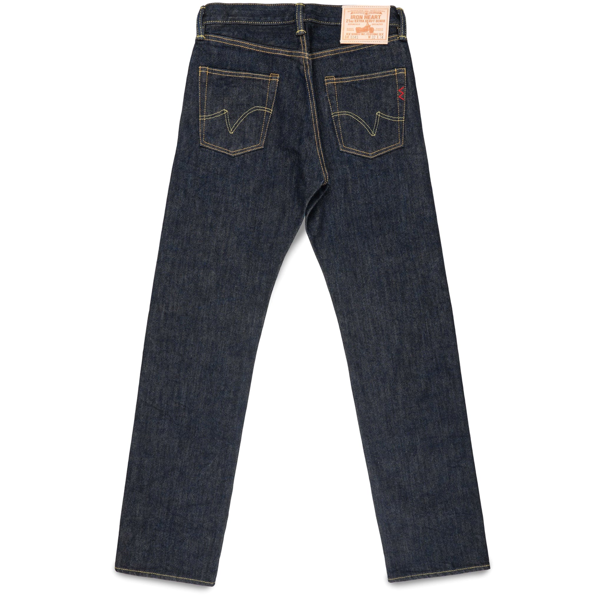 IH-634S 21oz Selvedge Denim Straight Cut Jeans - Indigo