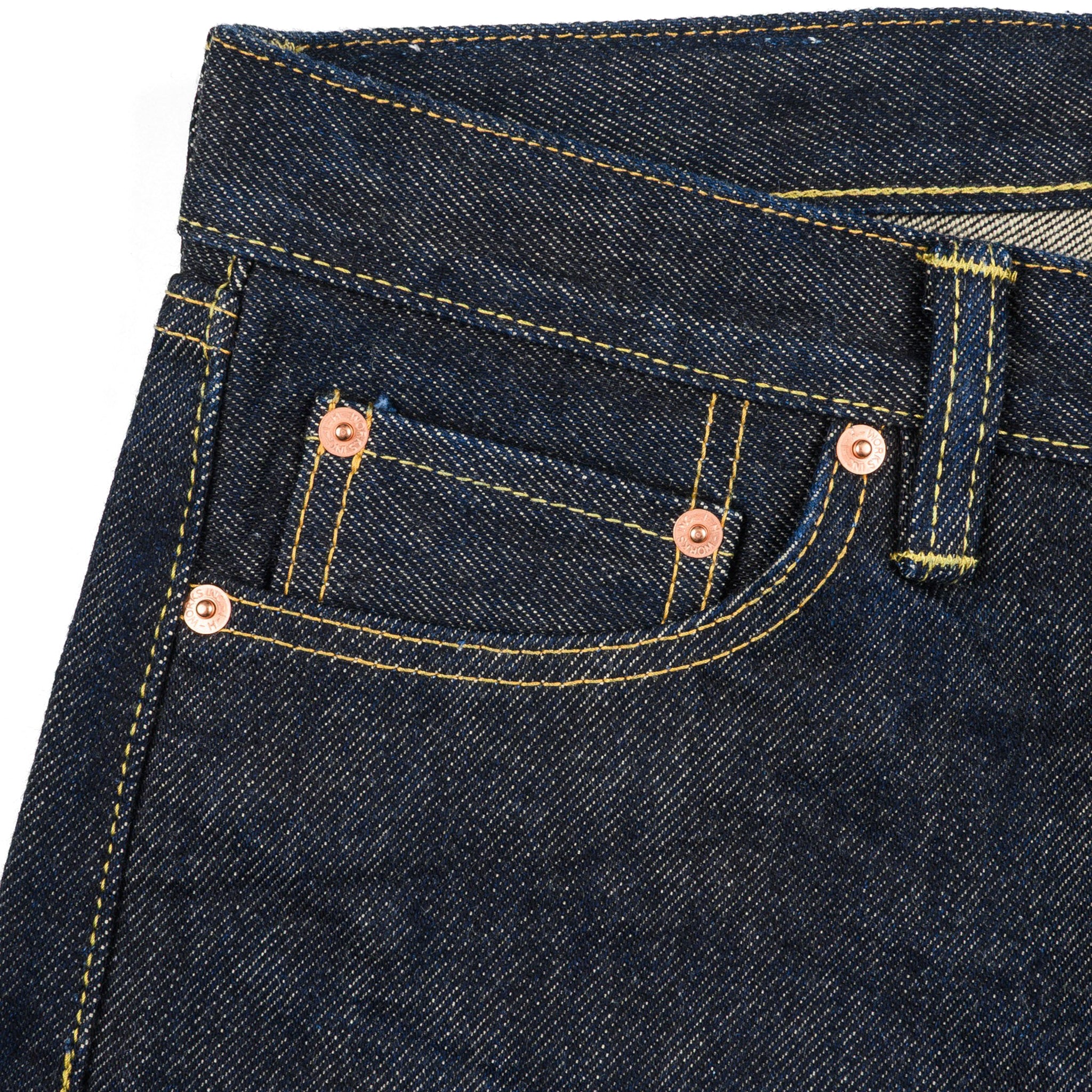 IH-634S 21oz Selvedge Denim Straight Cut Jeans - Indigo
