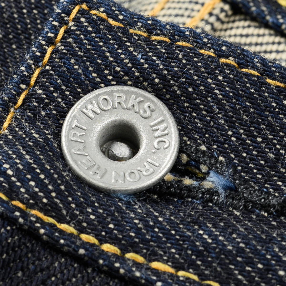 IH-634S 21oz Selvedge Denim Straight Cut Jeans - Indigo