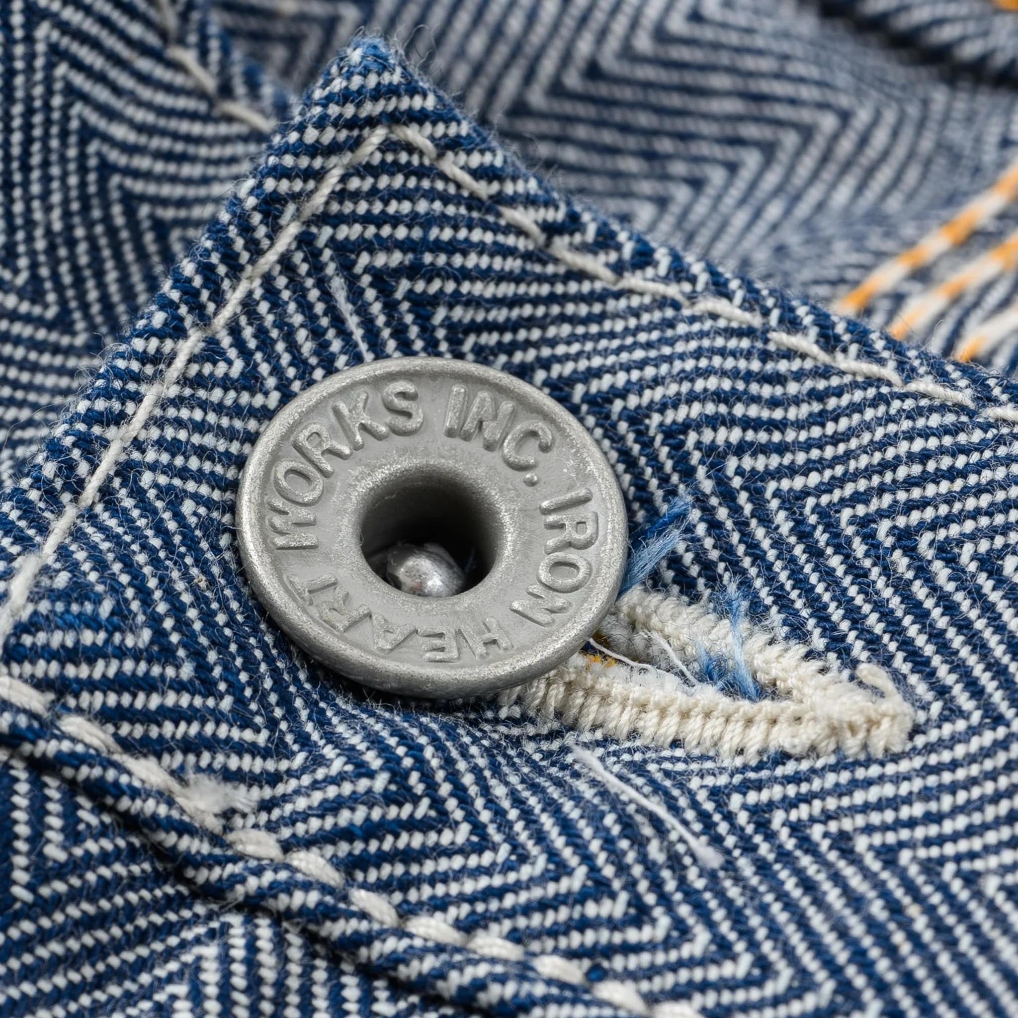 IH-830-IND 10.5oz Herringbone Painter’s Pants - Indigo