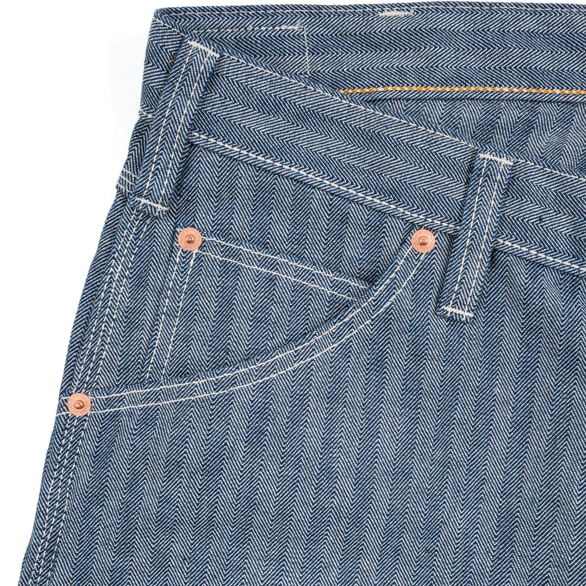 IH-830-IND 10.5oz Herringbone Painter’s Pants - Indigo