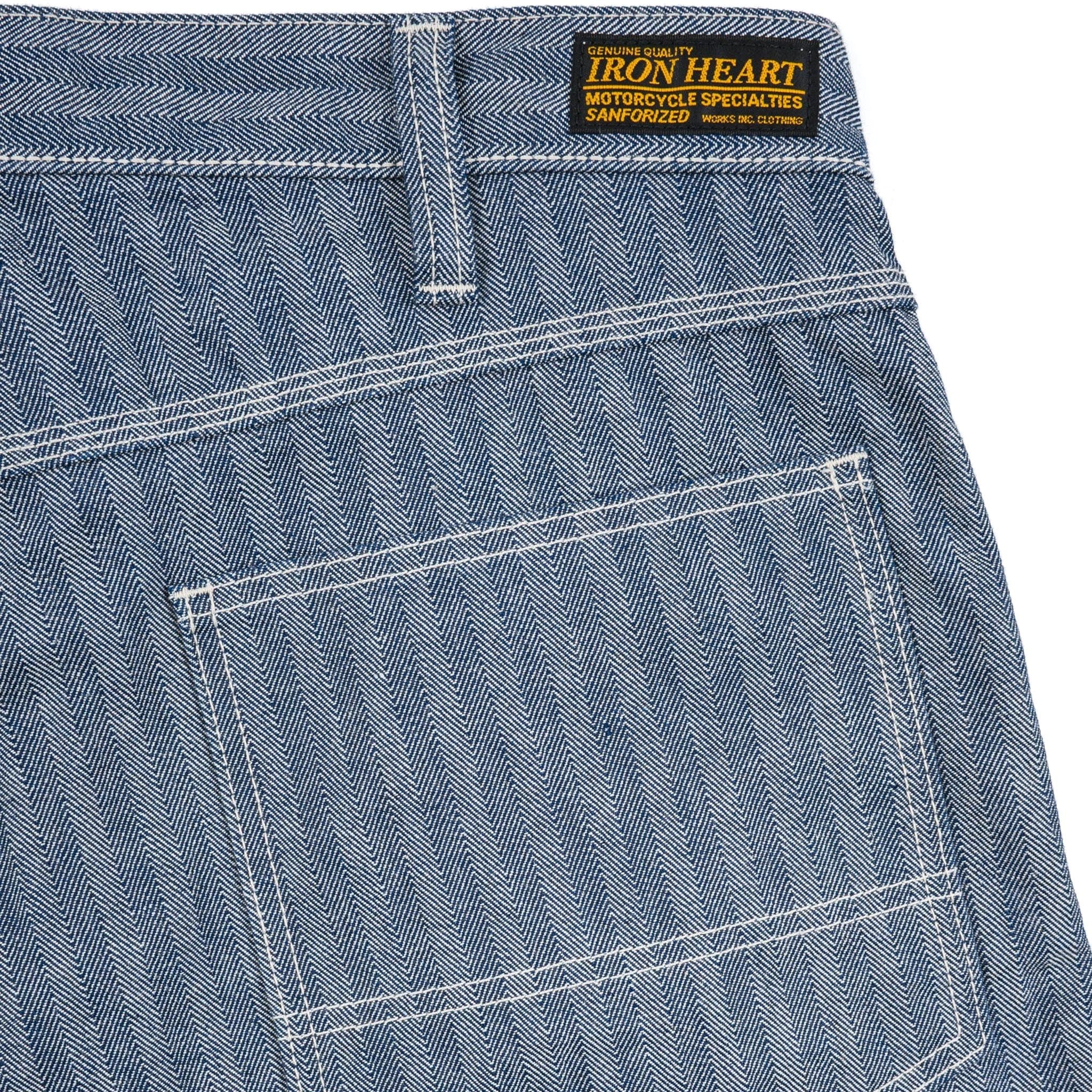 IH-830-IND 10.5oz Herringbone Painter’s Pants - Indigo