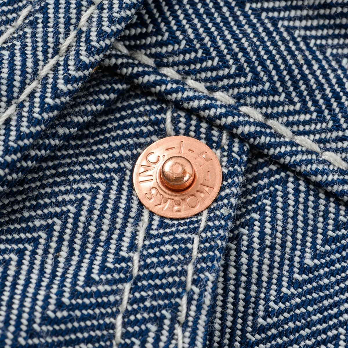 IH-830-IND 10.5oz Herringbone Painter’s Pants - Indigo