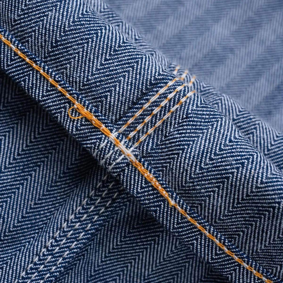 IH-830-IND 10.5oz Herringbone Painter’s Pants - Indigo