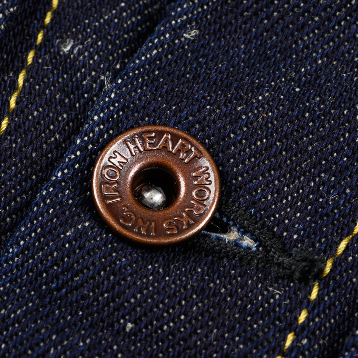 IHJ-163-IND 14oz Cotton/Linen Denim Type II Jacket - Indigo