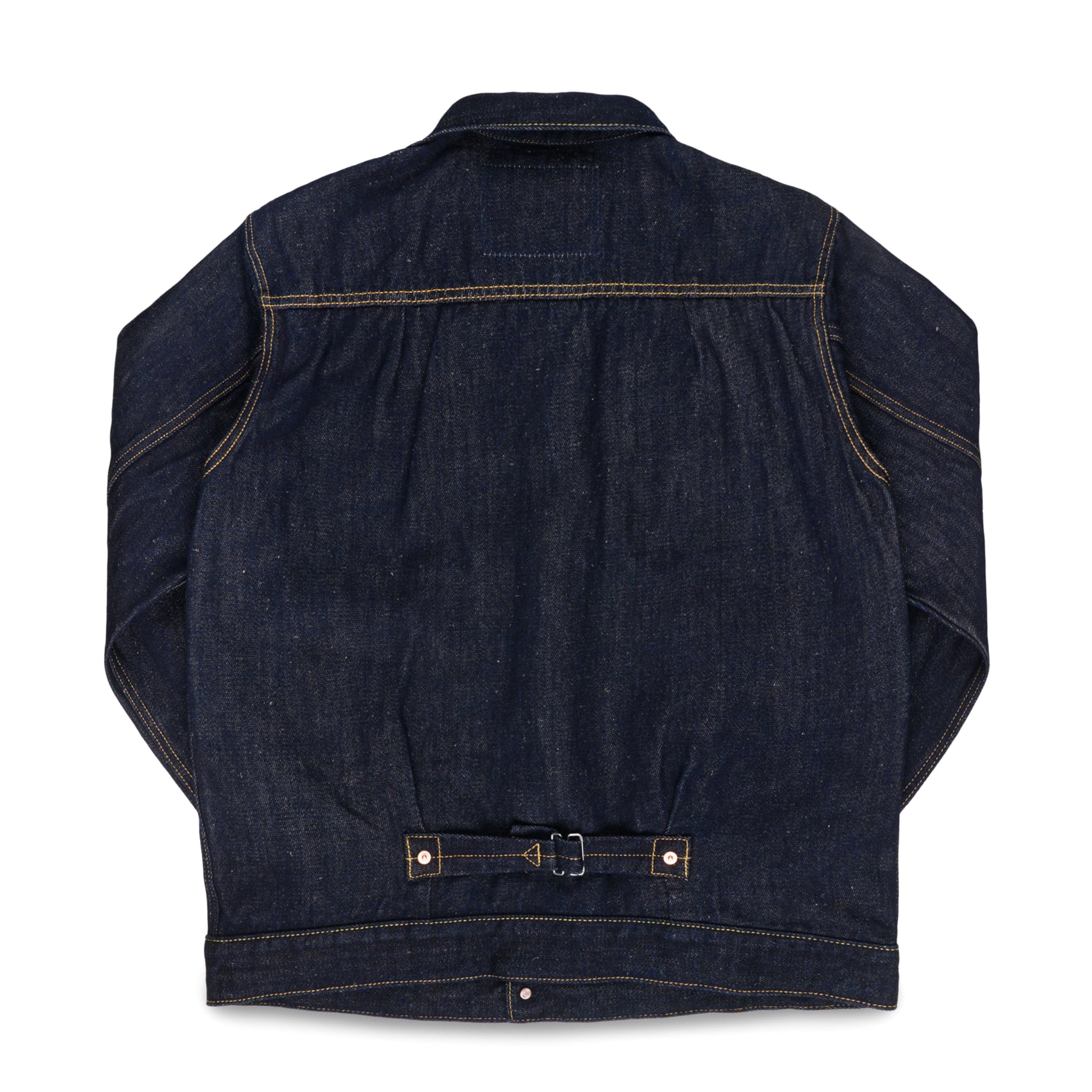 IHJ-163-IND 14oz Cotton/Linen Denim Type II Jacket - Indigo