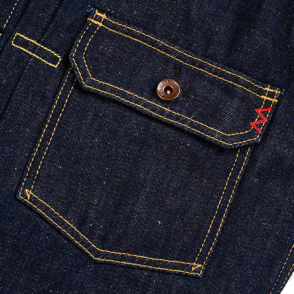 IHJ-163-IND 14oz Cotton/Linen Denim Type II Jacket - Indigo