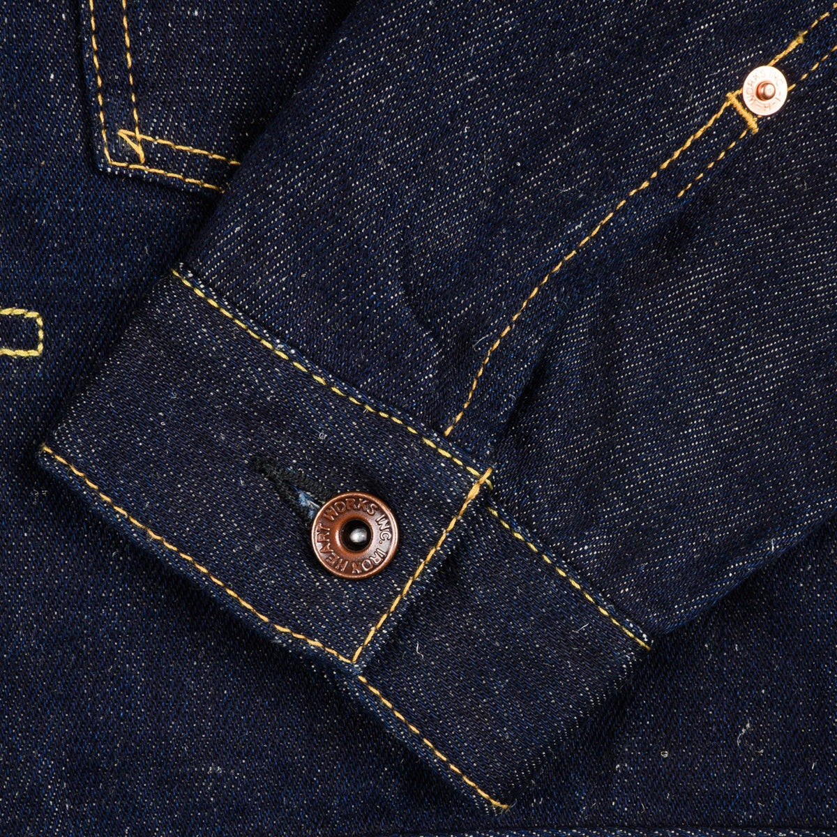 IHJ-163-IND 14oz Cotton/Linen Denim Type II Jacket - Indigo
