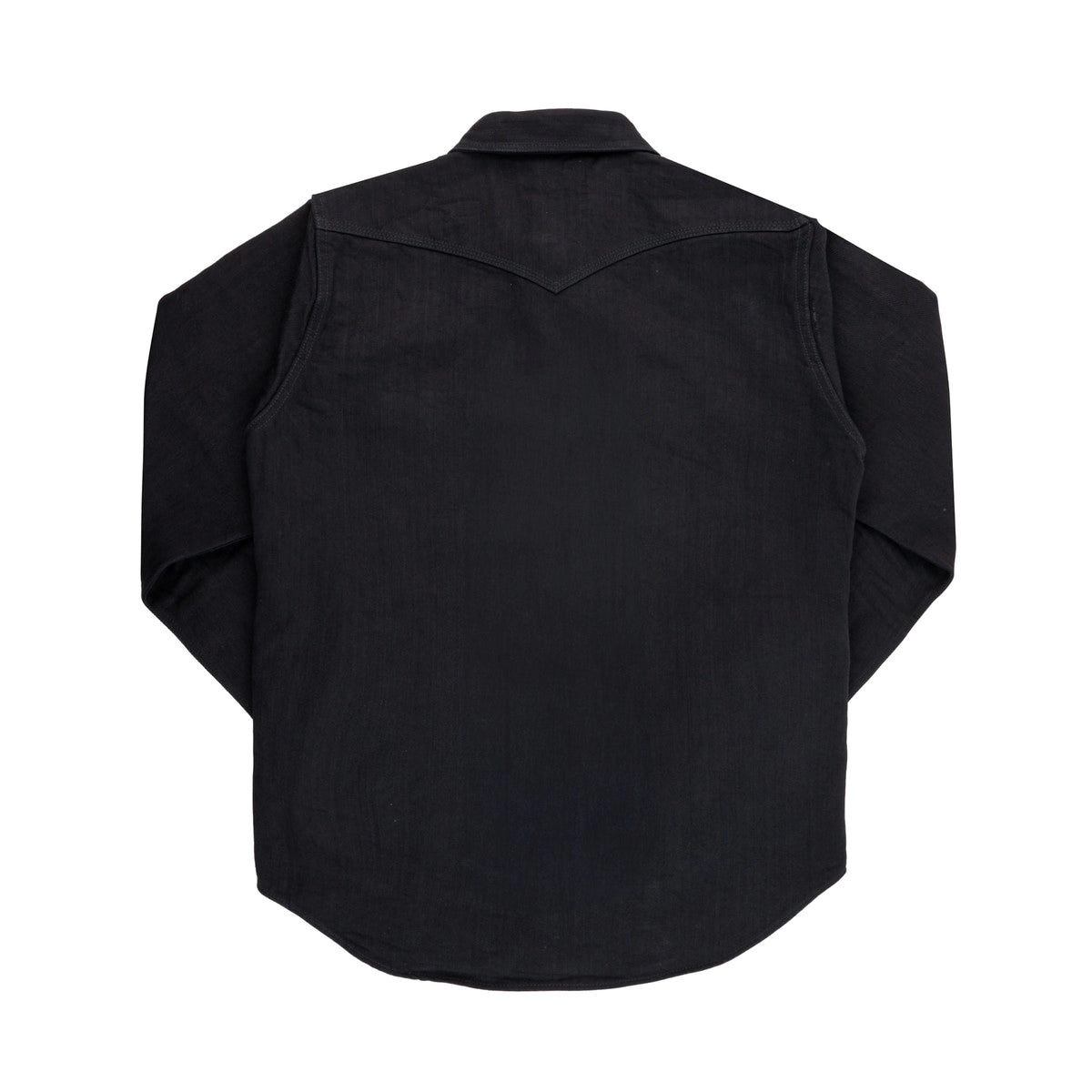 IHSH-410-BLK 14oz Herringbone CPO Western Shirt - Black