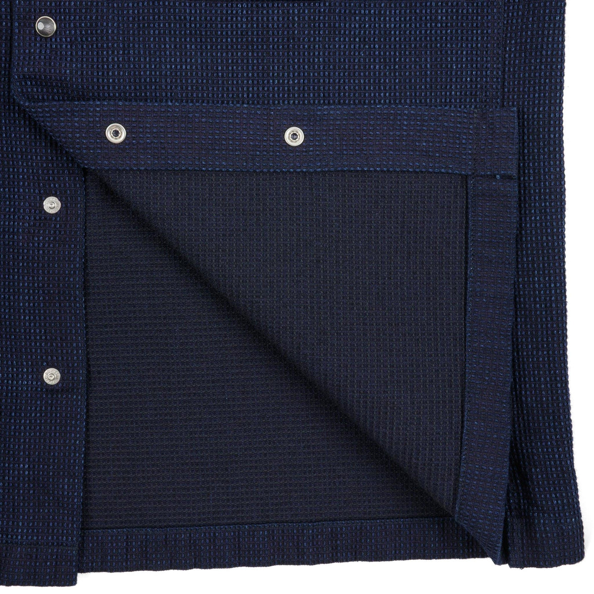 IHSH-445-IND 10oz Dobby Cloth Short Sleeve Mechanic Shirt - Indigo