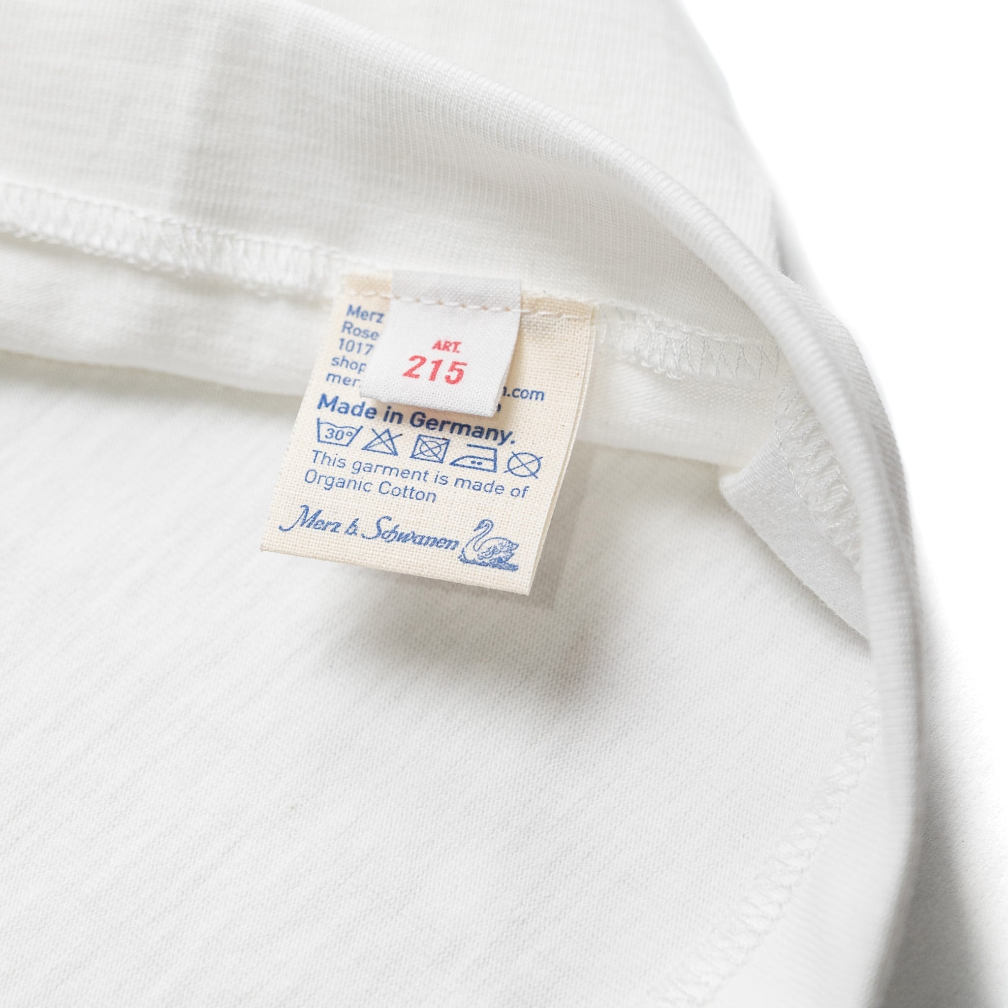 215.01 Loopwheeled Classic Fit T-shirt - White