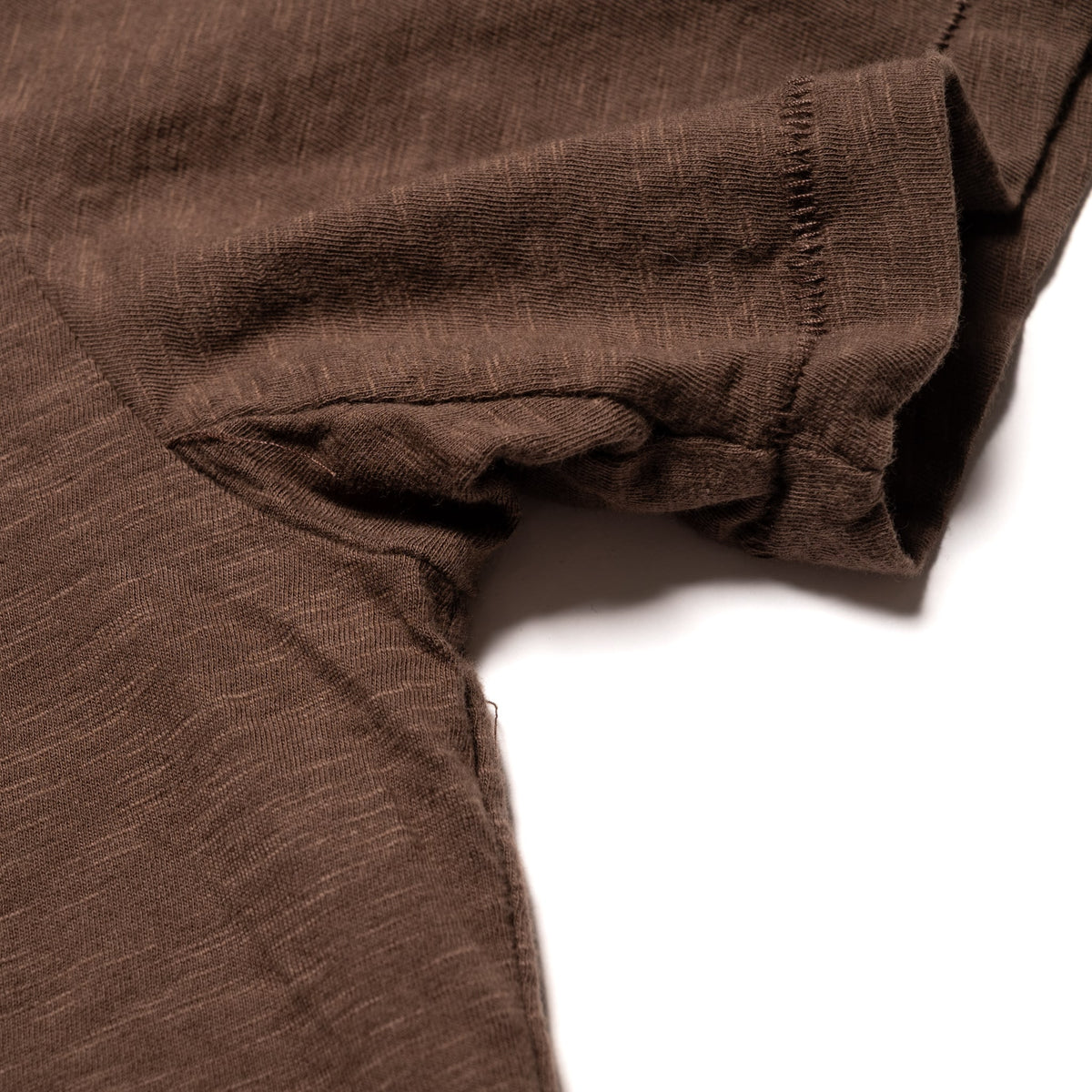 SCT04.192 Slub Pima Cotton T-Shirt - Chocolate