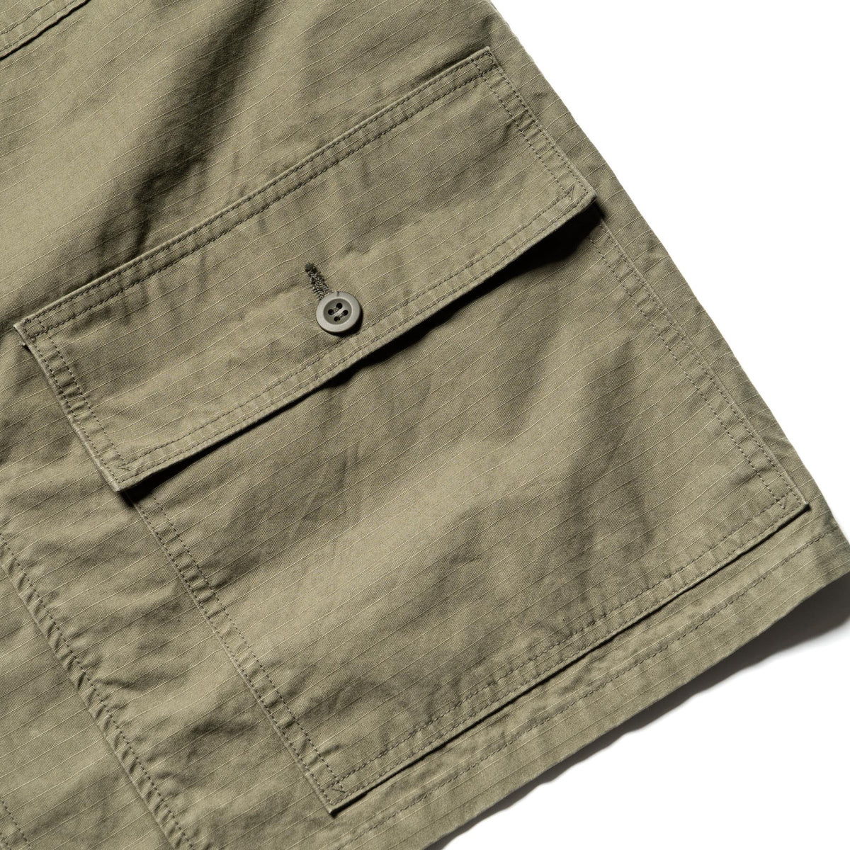 Utility Short Sleeve Shirt Jacket - Army Green