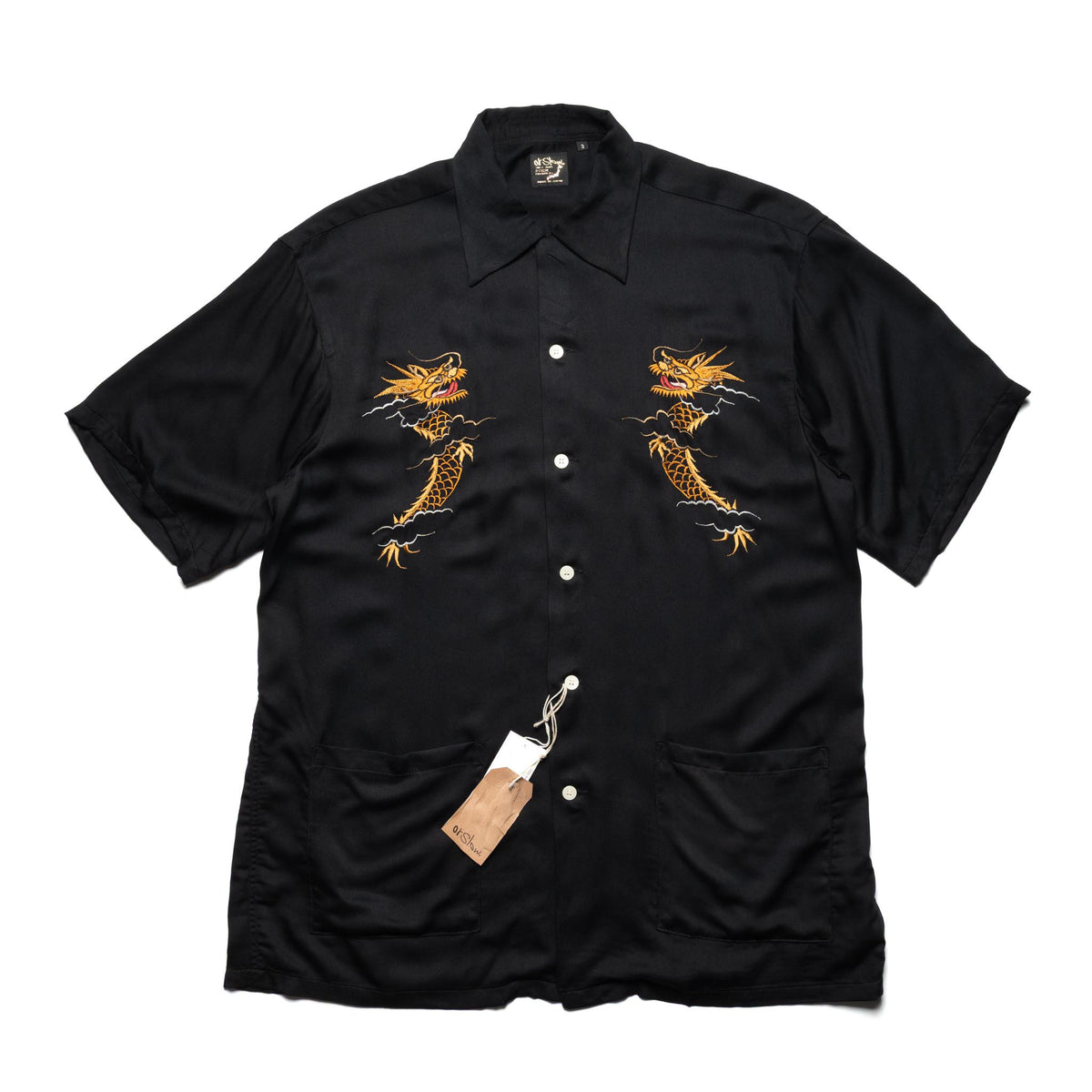 Short Sleeve Souvenir Ska Shirt - Black