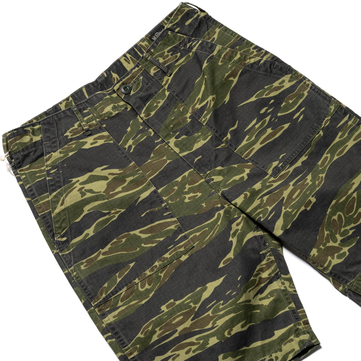 U.S. Army Fatigue Shorts - Tiger Camo