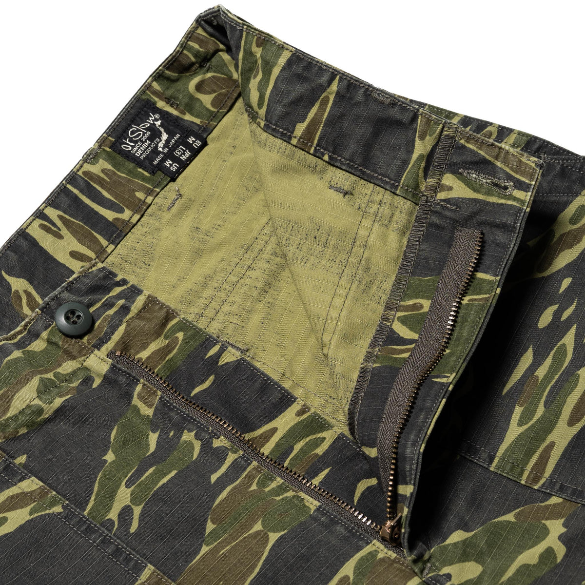 U.S. Army Fatigue Shorts - Tiger Camo