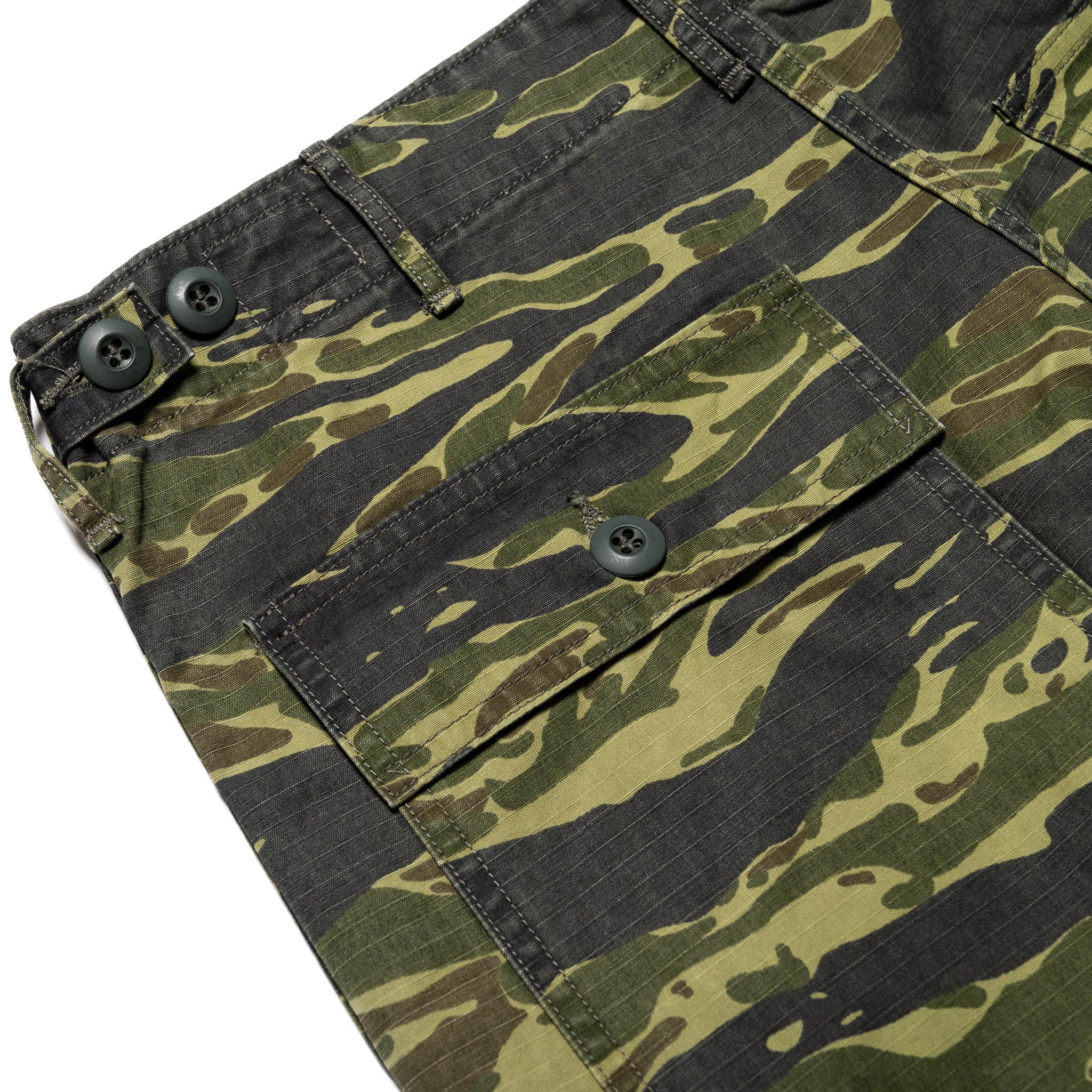 U.S. Army Fatigue Shorts - Tiger Camo
