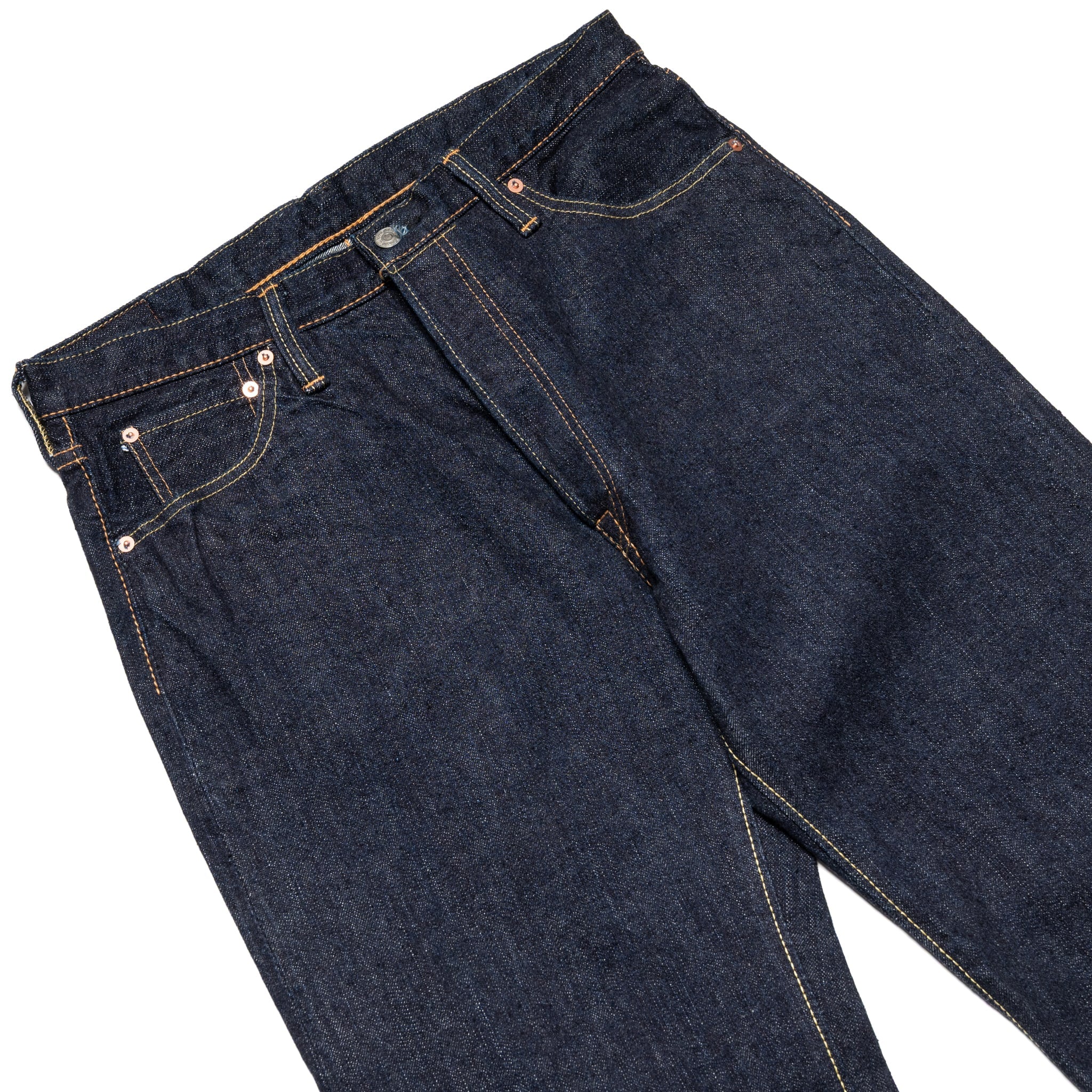 XX-002 Piped Straight 14oz Selvedge Denim - Indigo