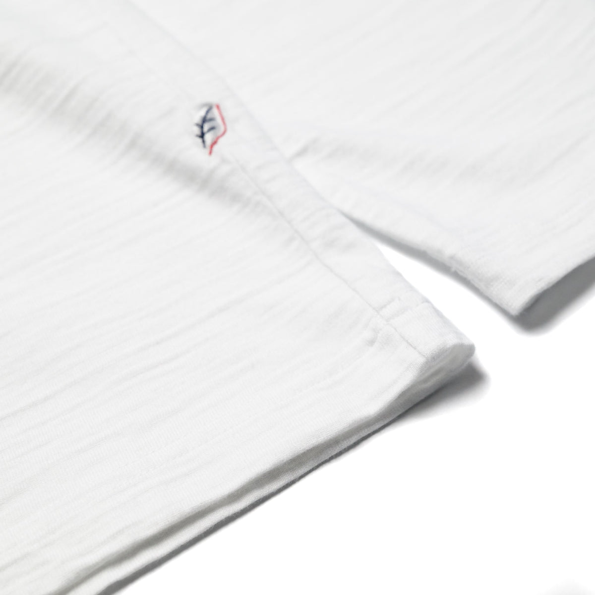LS-SLB-5011-WH Slub Jersey Long Sleeve - White