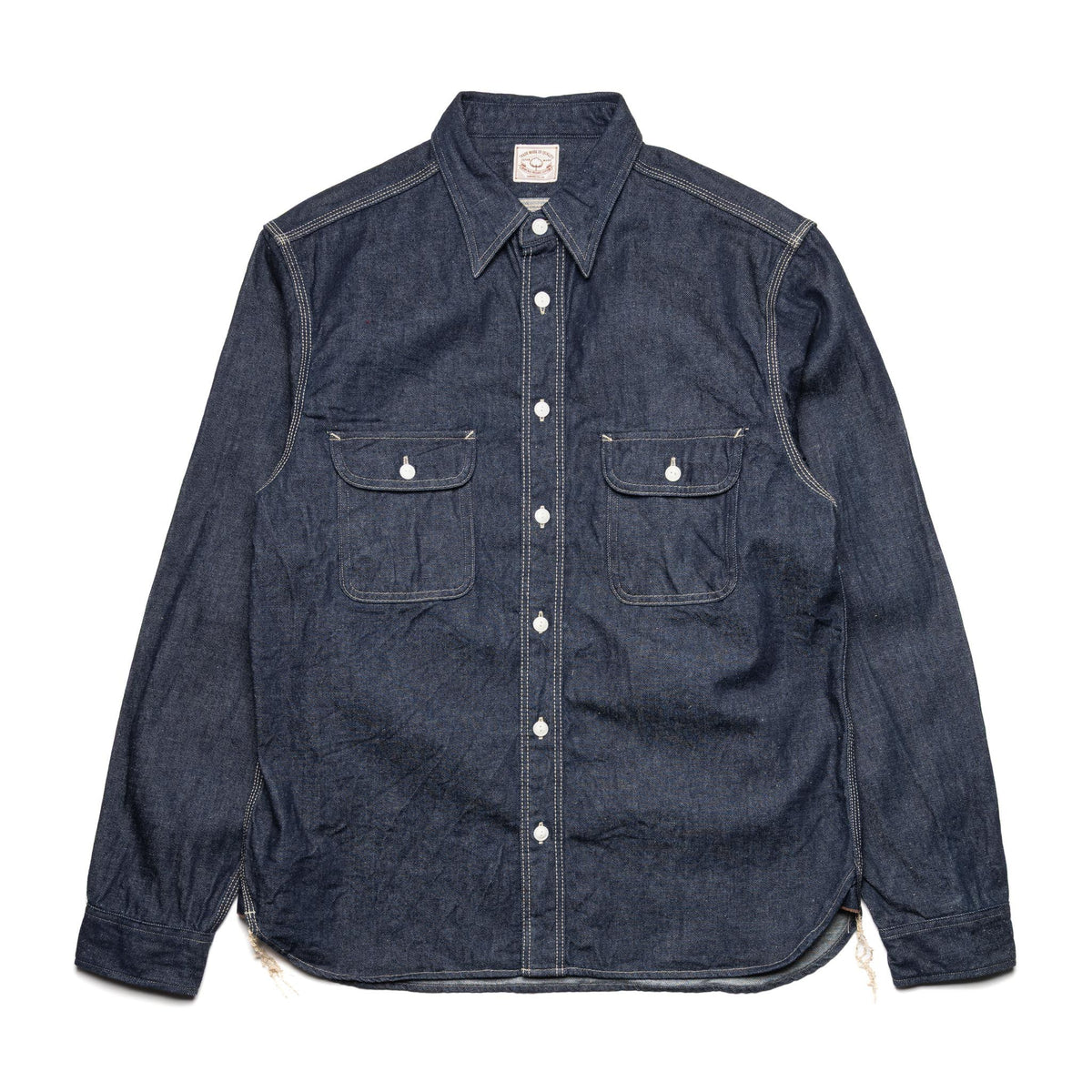 Japanese Cotton 10oz Denim Shirt - Indigo