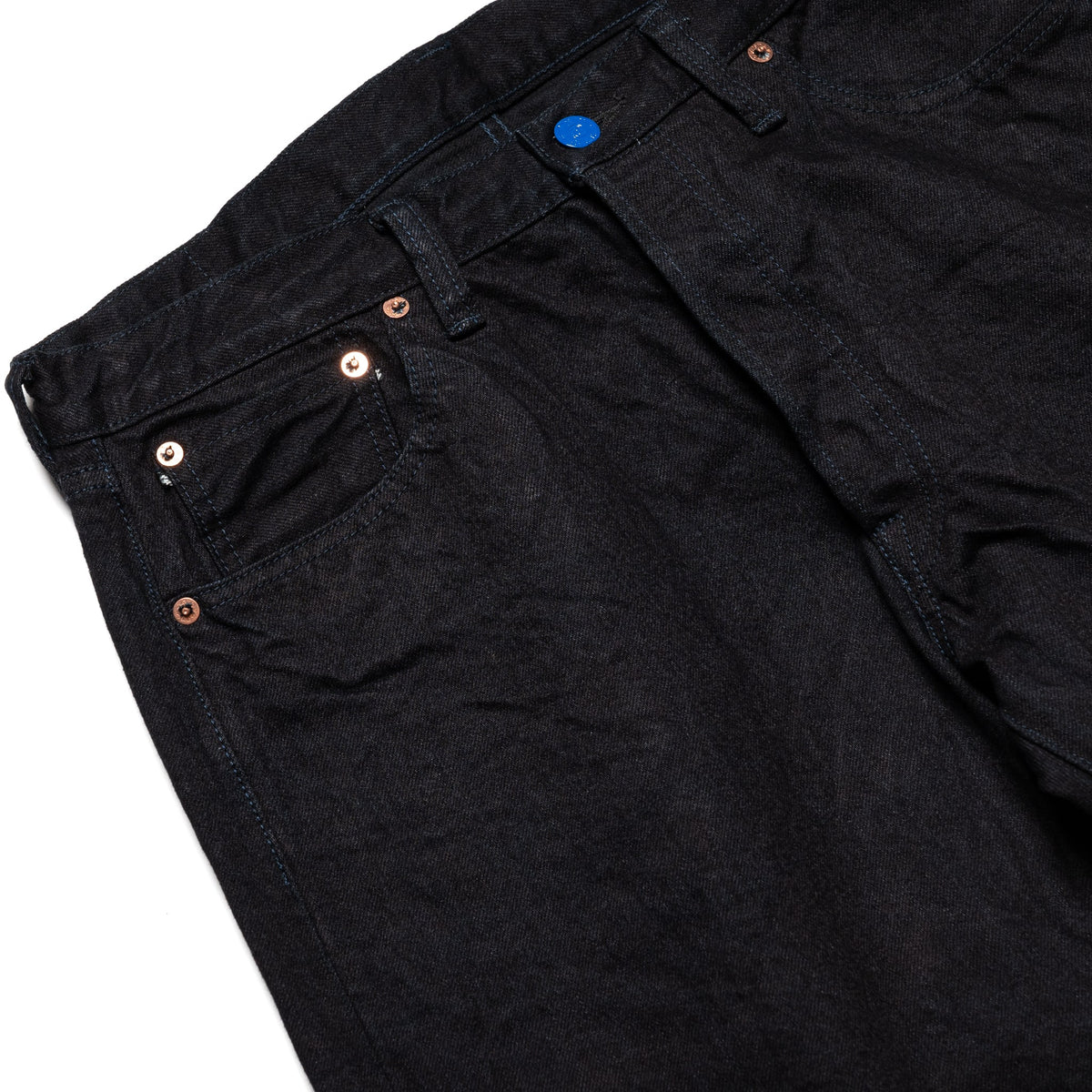 S0510XX-BOB Aoki Tachikage 15oz Selvedge Denim Black On Blue Regular Straight
