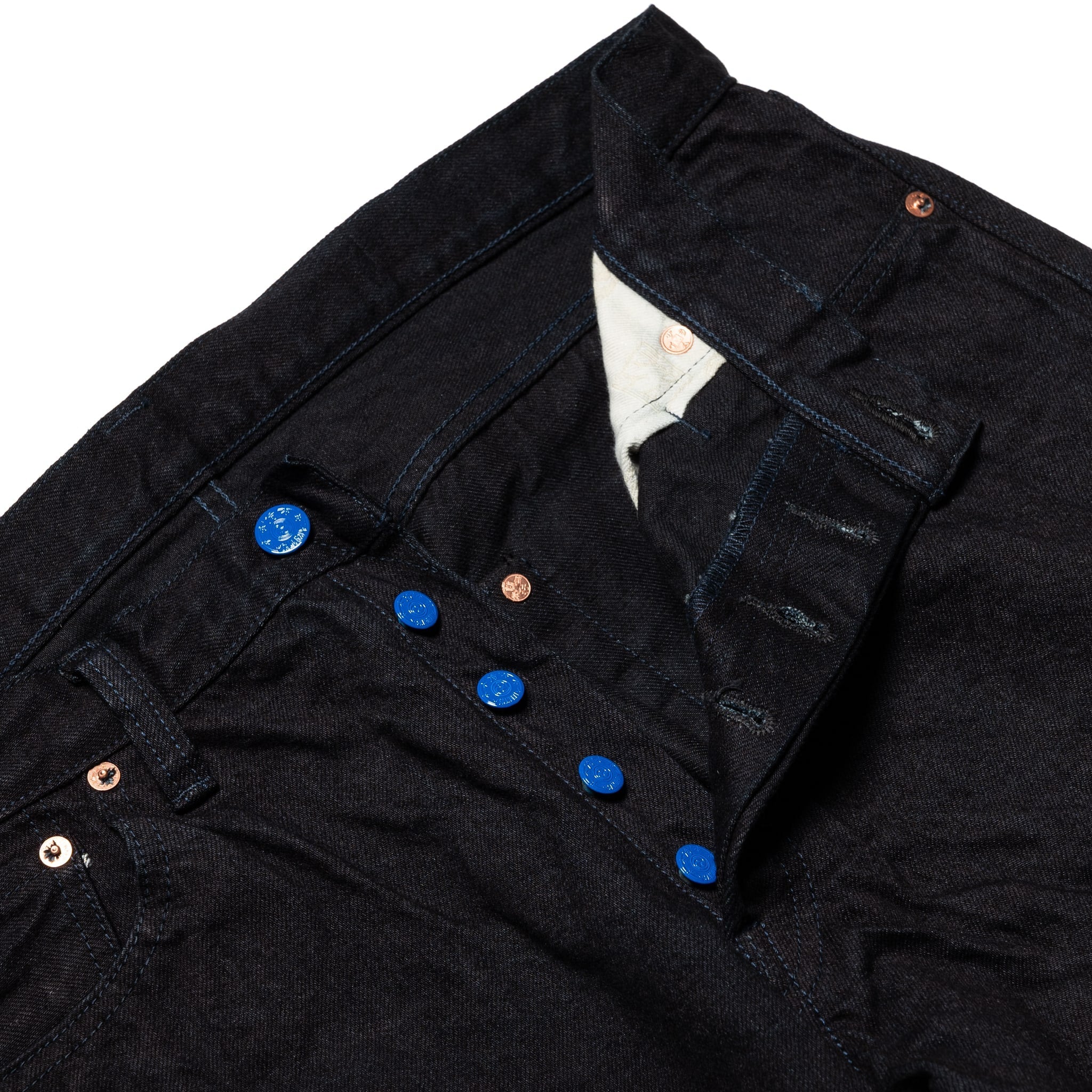 S0510XX-BOB Aoki Tachikage 15oz Selvedge Denim Black On Blue Regular Straight