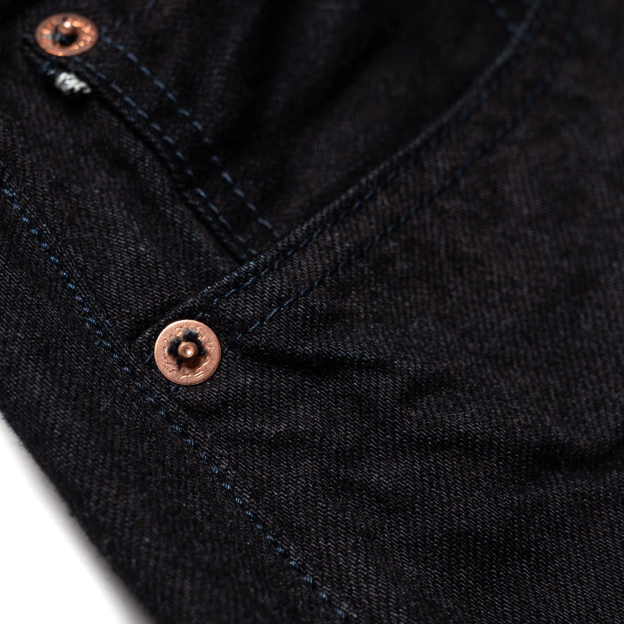 S0510XX-BOB Aoki Tachikage 15oz Selvedge Denim Black On Blue Regular Straight