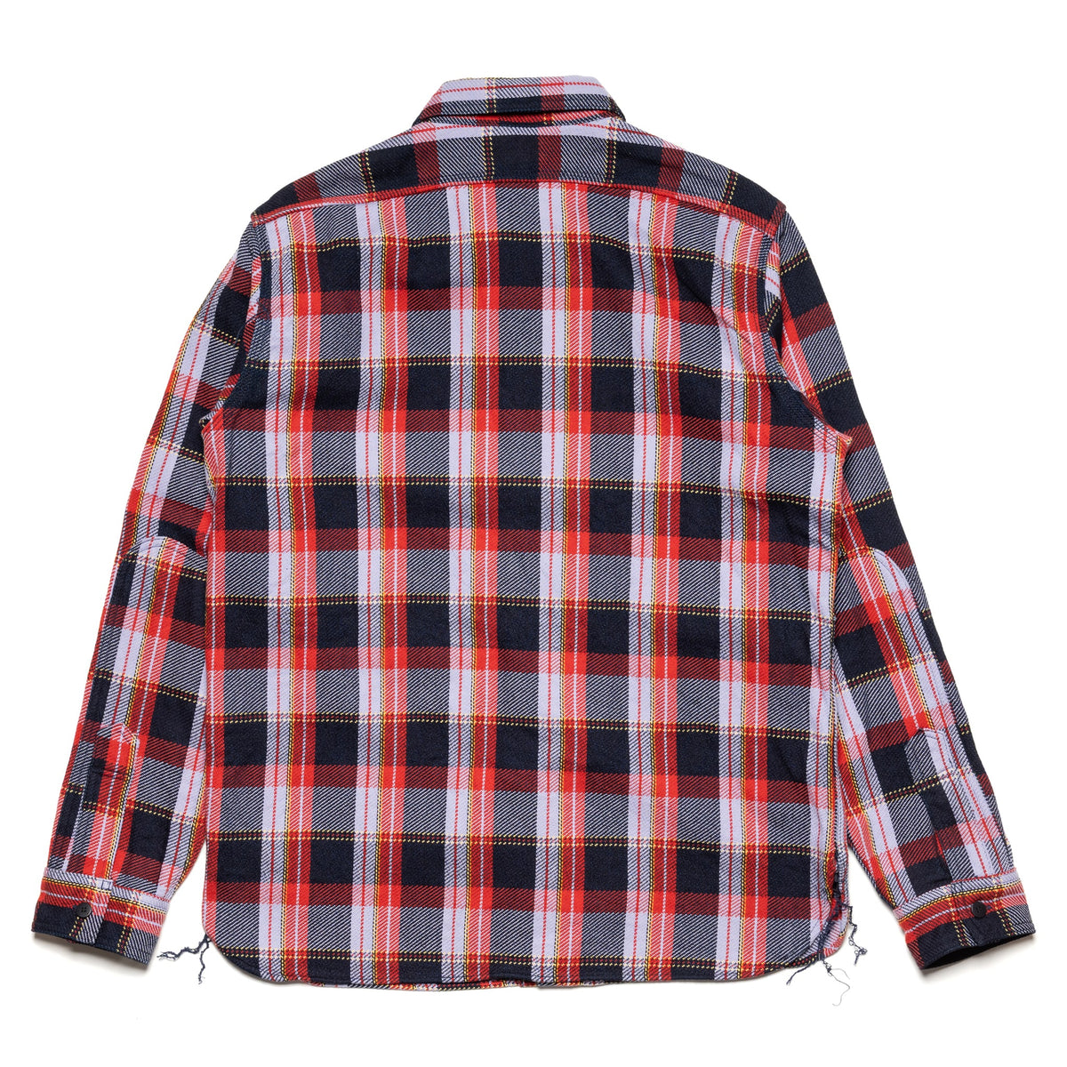 SIN25-01W Heavy Indigo Flannel Purple