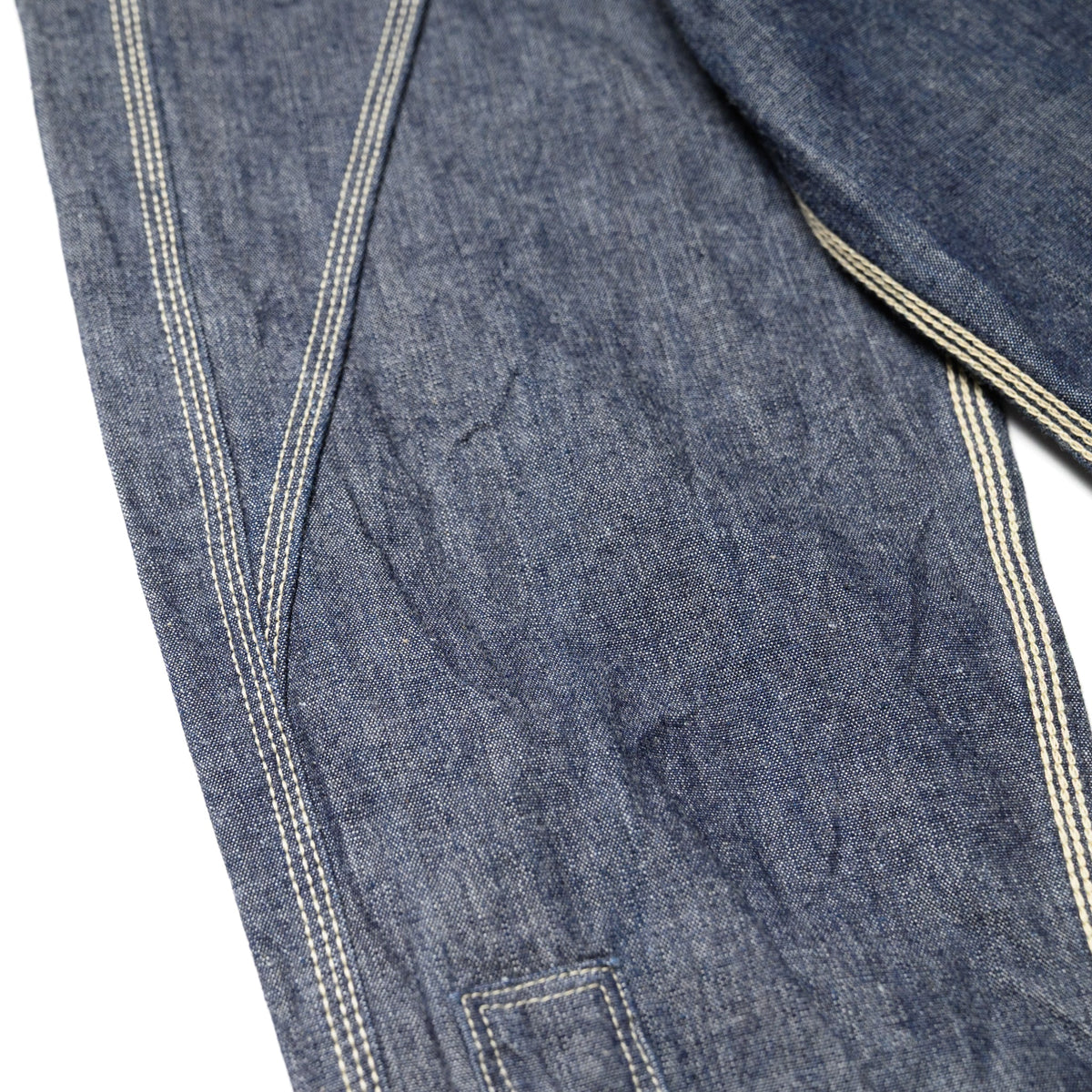 SJCBS25W Selvedge Chambray Work Shirt - Indigo