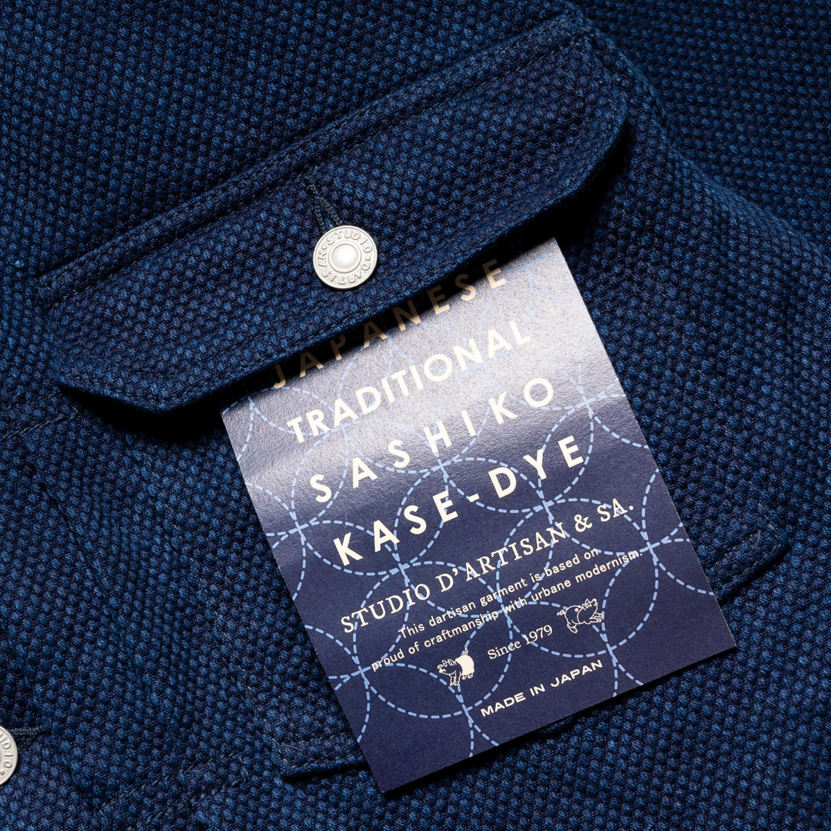 4619 "Kasezome" Indigo Sashiko Type 2 Selvedge Jacket