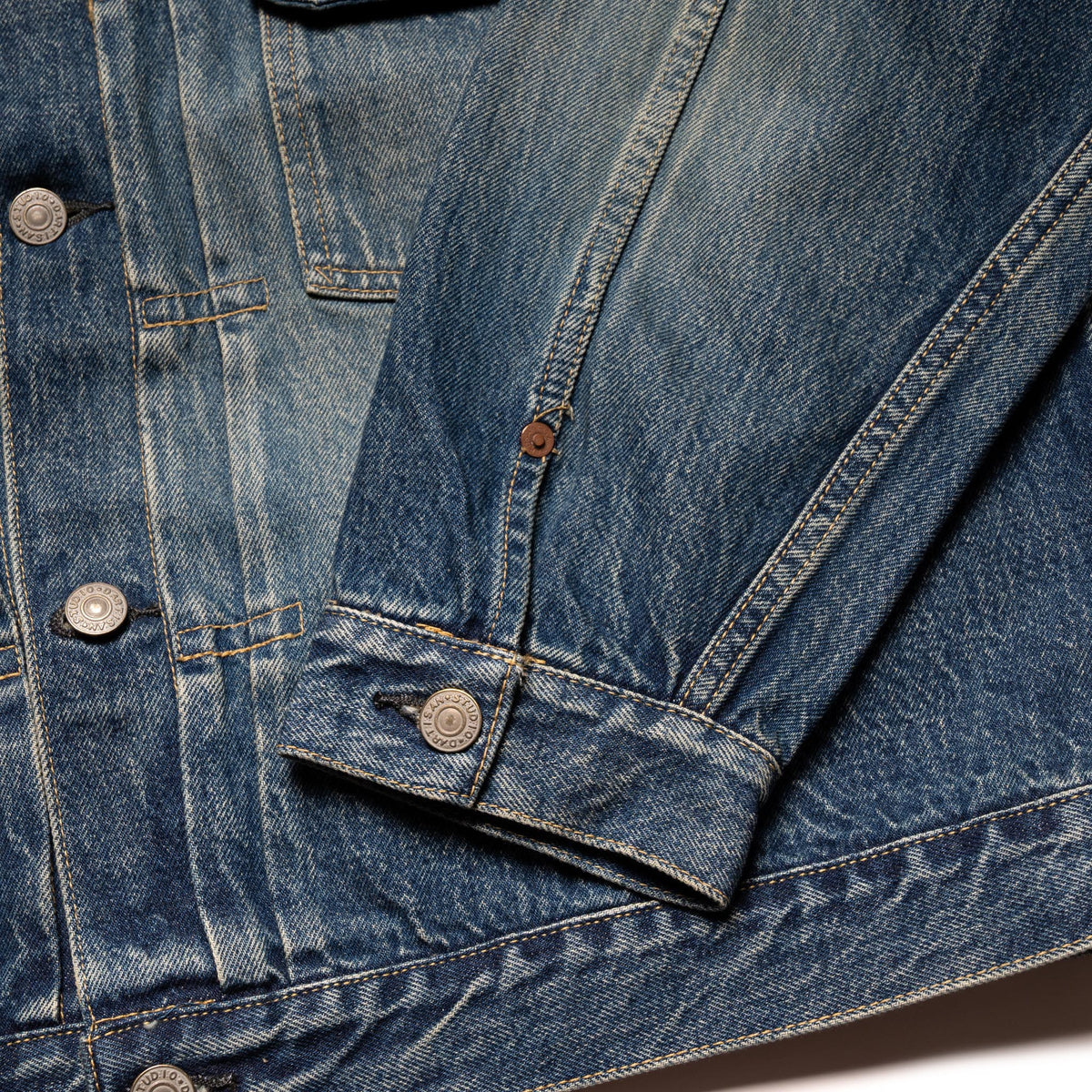 D4536UW 1950s Wash 12.5oz Selvedge Denim Type II Jacket