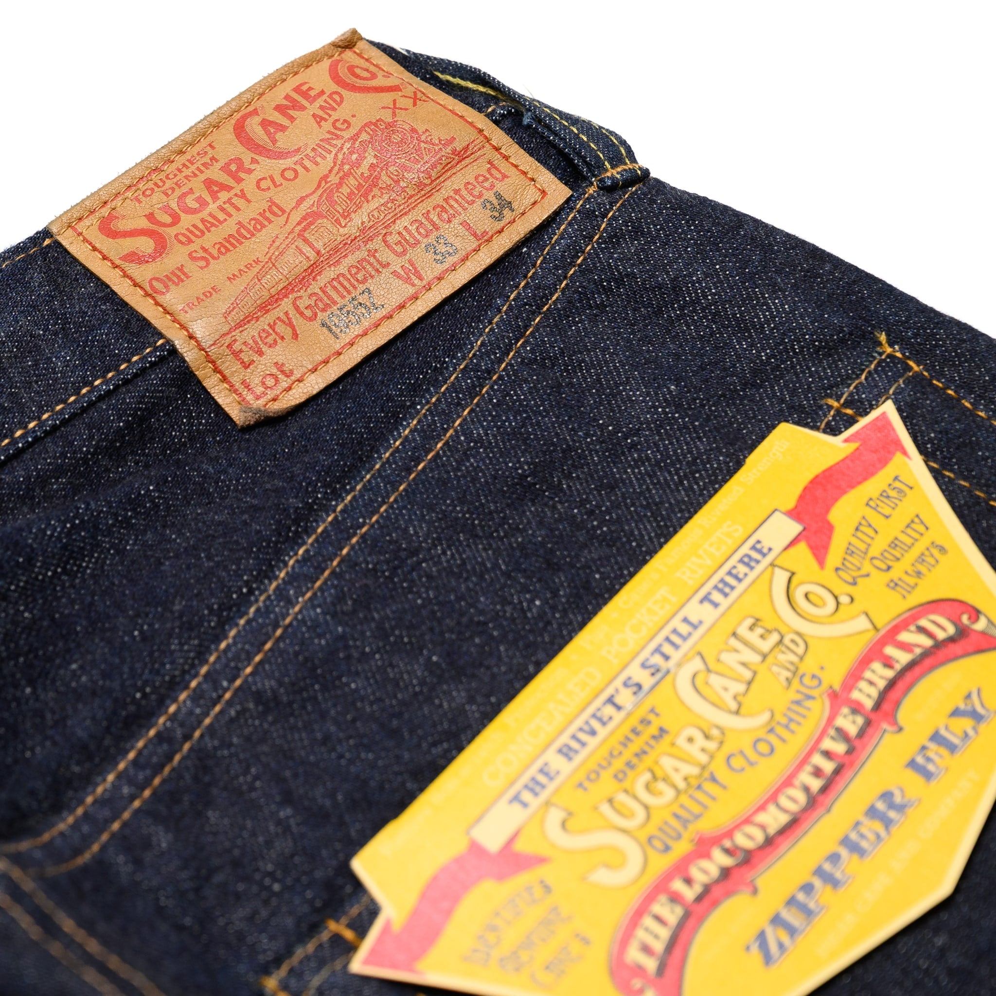 SC42955 1955Z 14oz Selvedge Denim (Zipper Fly)