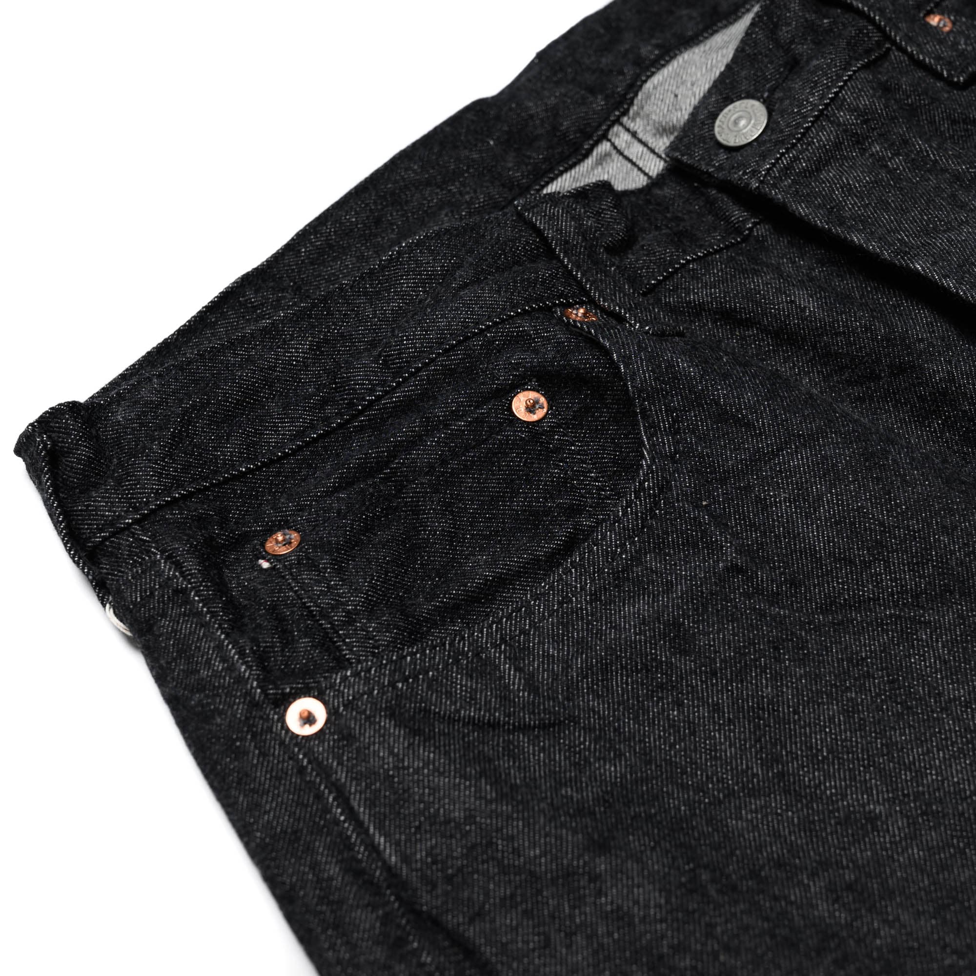 SC42460 1947 14.25oz Black Selvedge Denim Straight