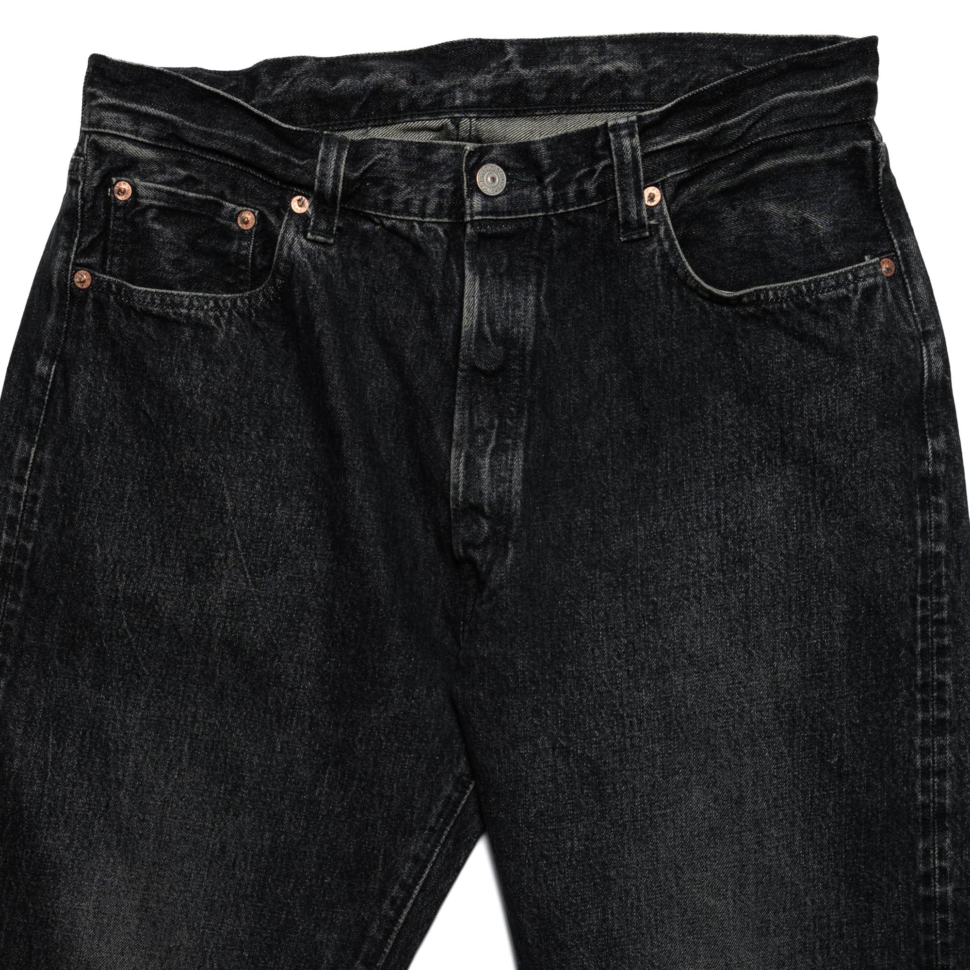 SC42460H 1947 14.25oz Black Selvedge Denim Straight (Hard Wash)