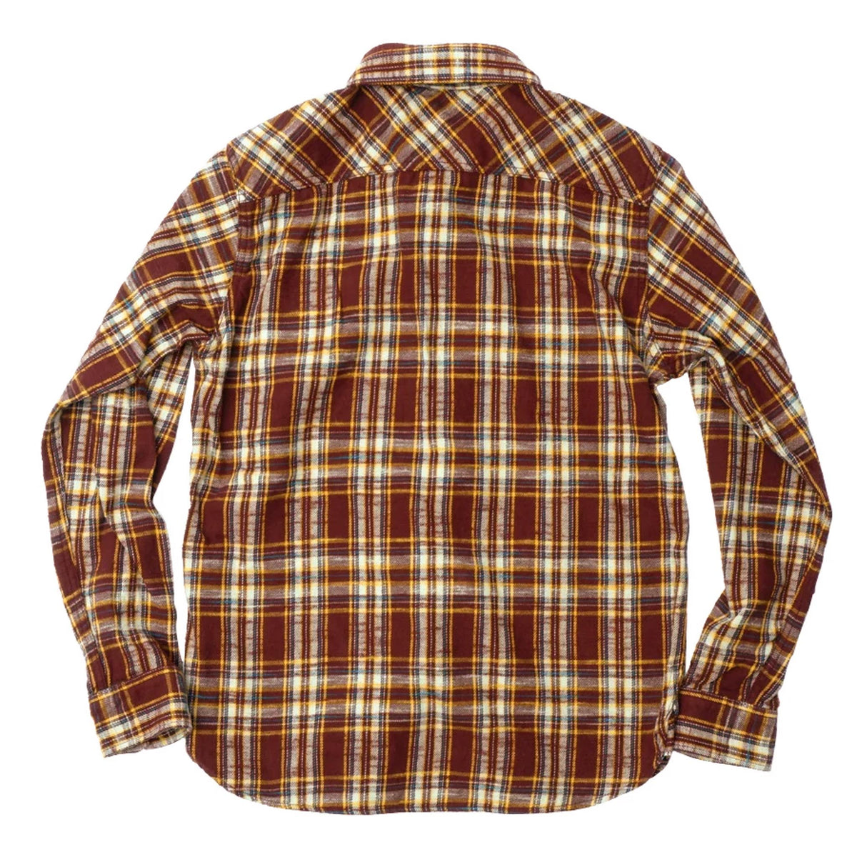 Slubby Flannel Shirt - Brown