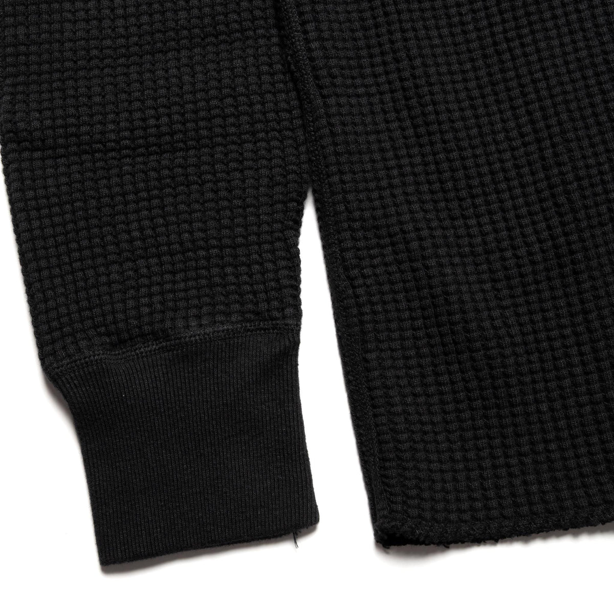 Big Waffle Henley - Black