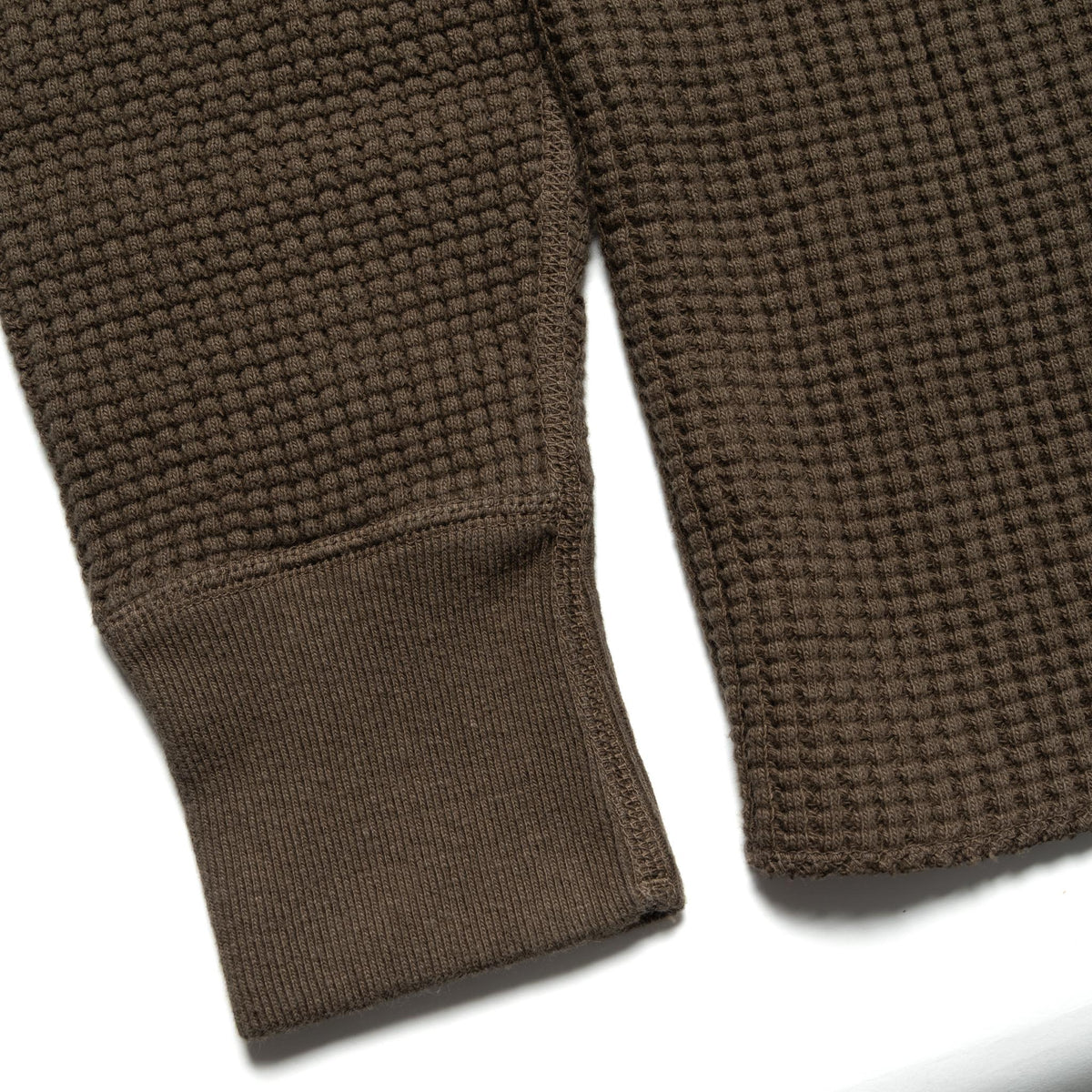 Big Waffle Henley - Brown