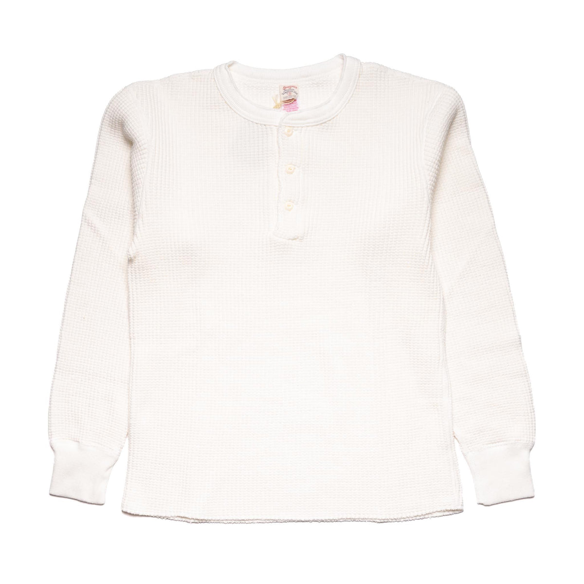 Big Waffle Henley - Off White