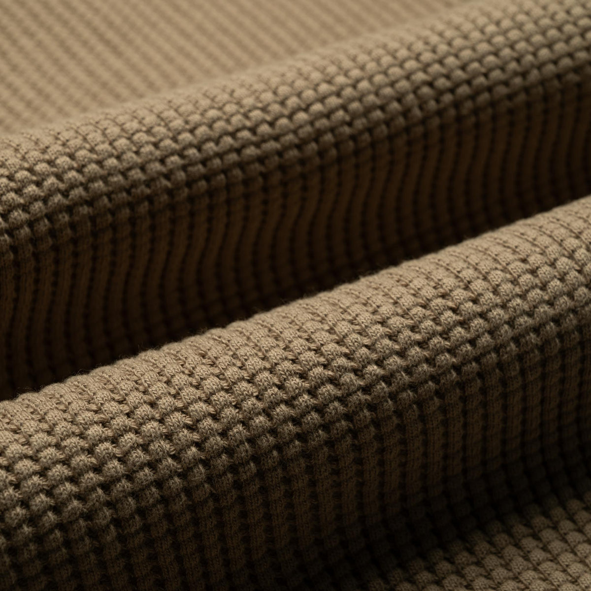 Big Waffle Henley - Sand