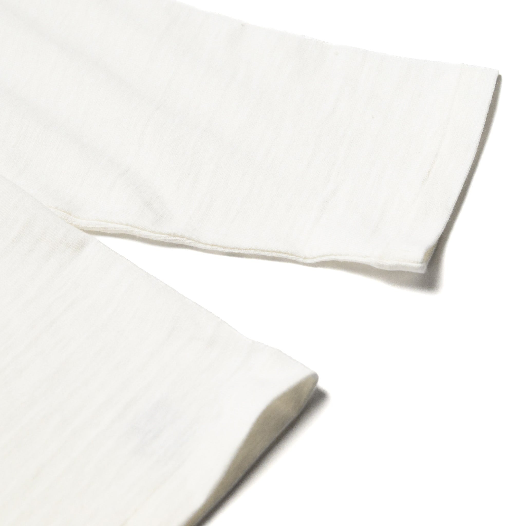 5907 Long Sleeve Henley  - Off White