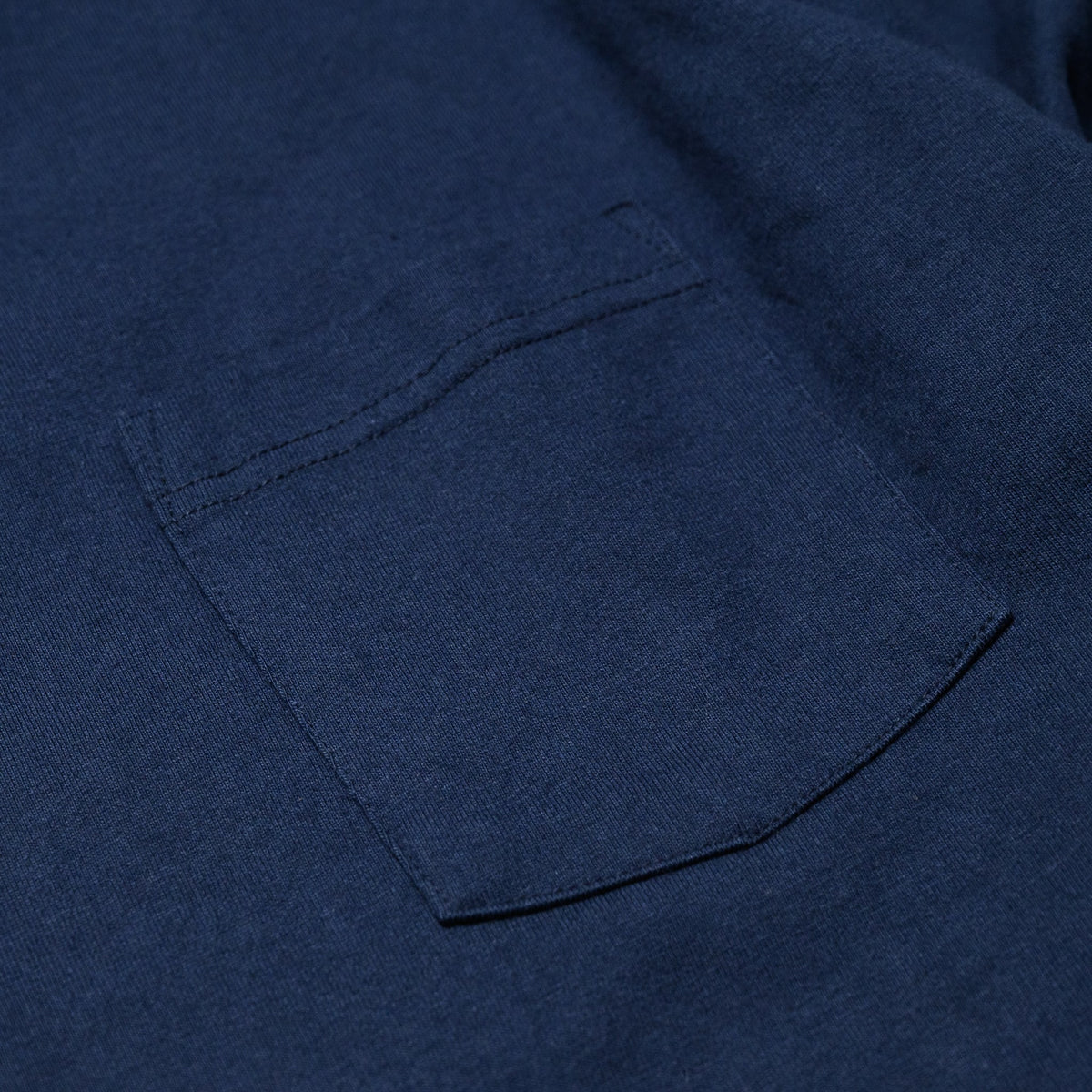 WV68849 Heavyweight Long Sleeve Pocket T-Shirt Navy