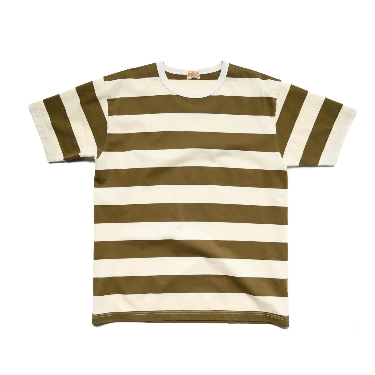 WV79147 Border T-Shirt Olive