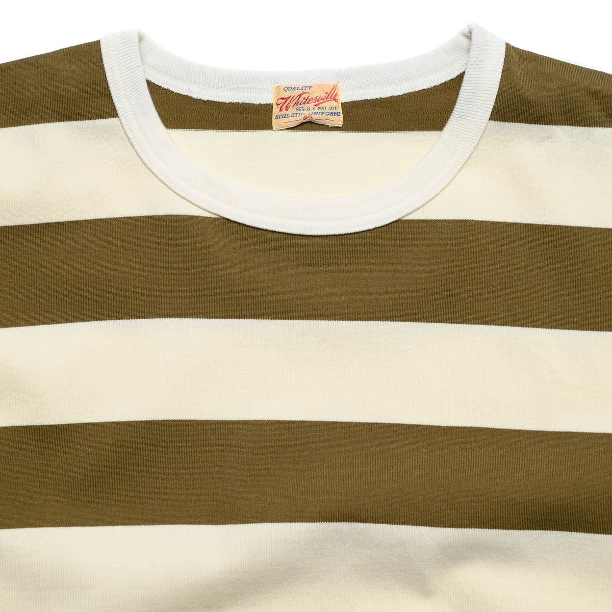 WV79147 Border T-Shirt Olive