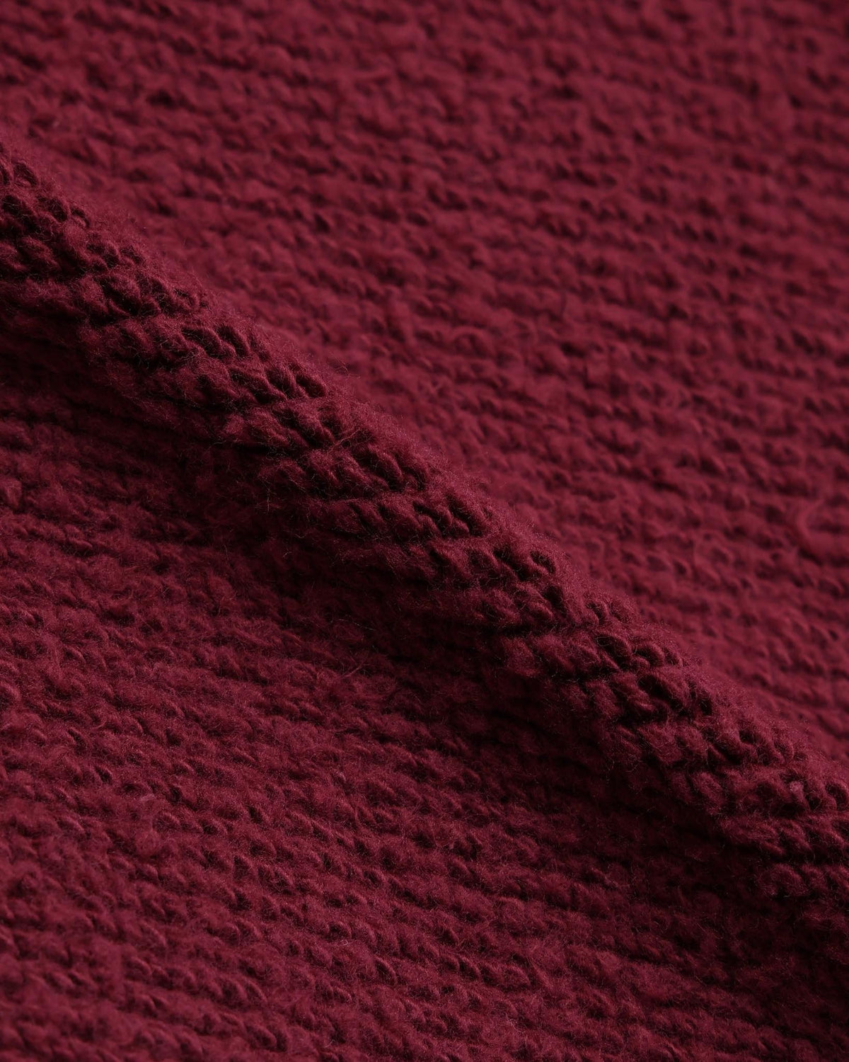 Pullover Crewneck - Double Heavyweight French Terry - Burgundy