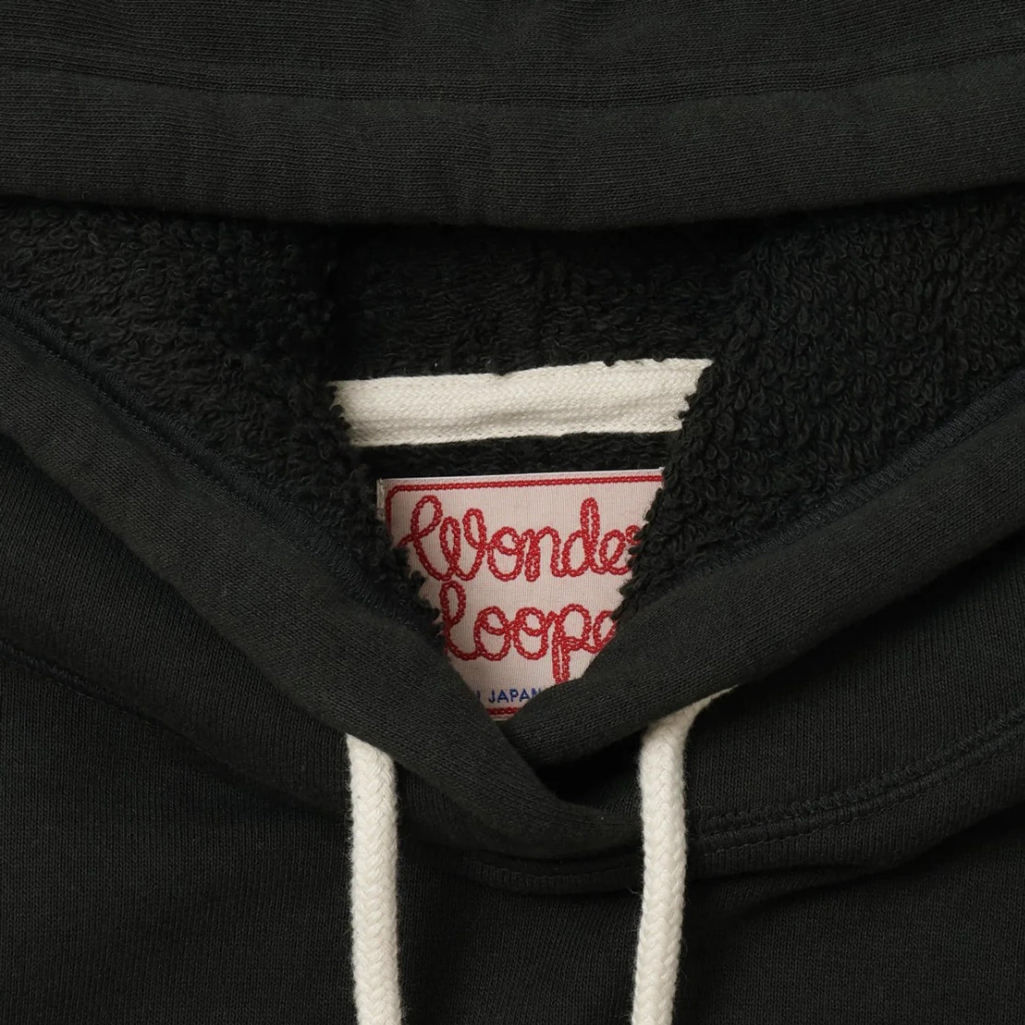 Pullover Hoodie - Super Looper French Terry - Sumi Black