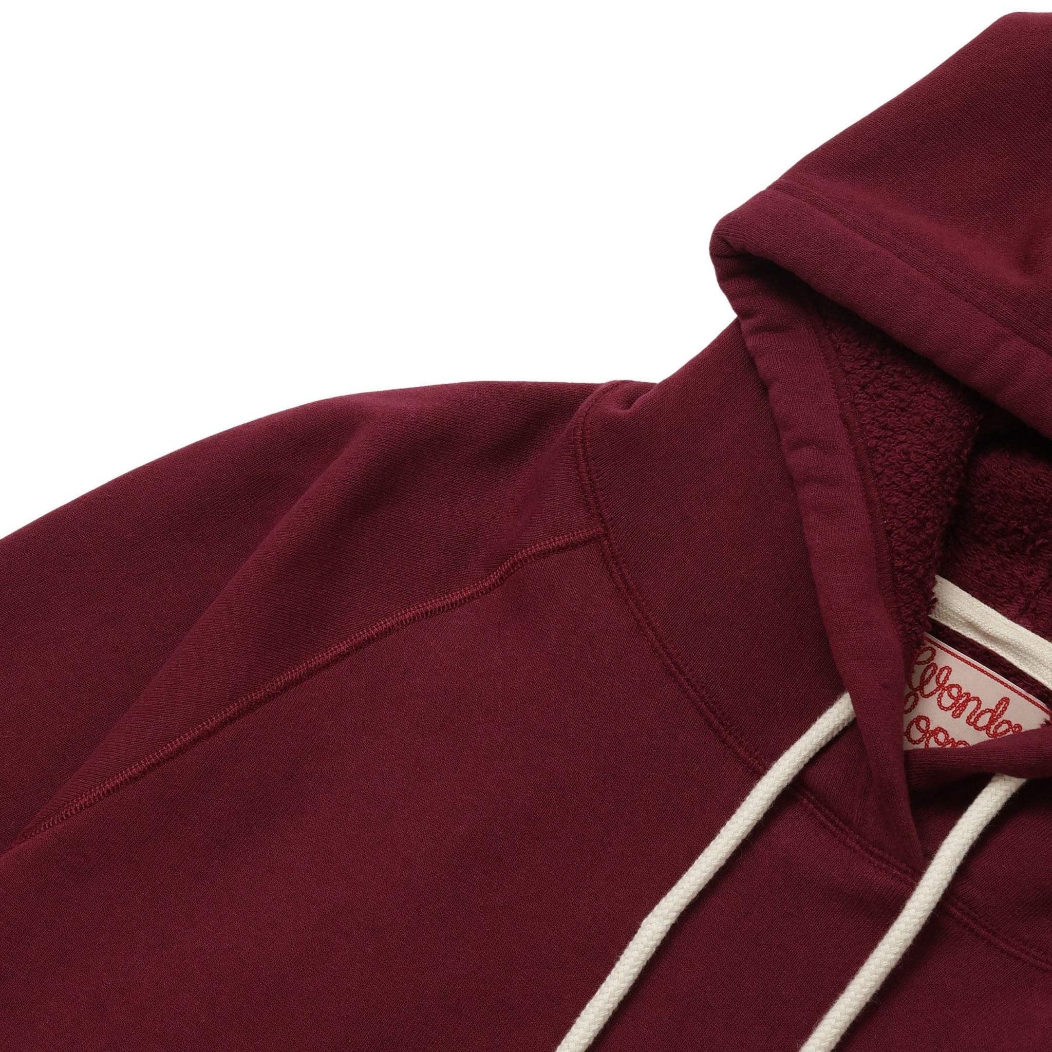 Pullover Hoodie - Super Looper French Terry - Burgundy