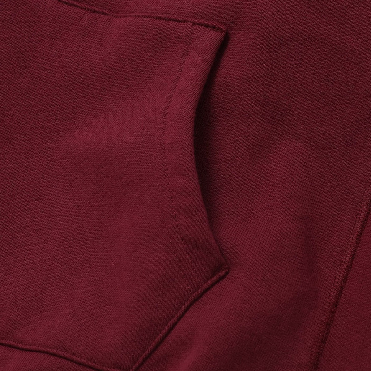 Pullover Hoodie - Super Looper French Terry - Burgundy