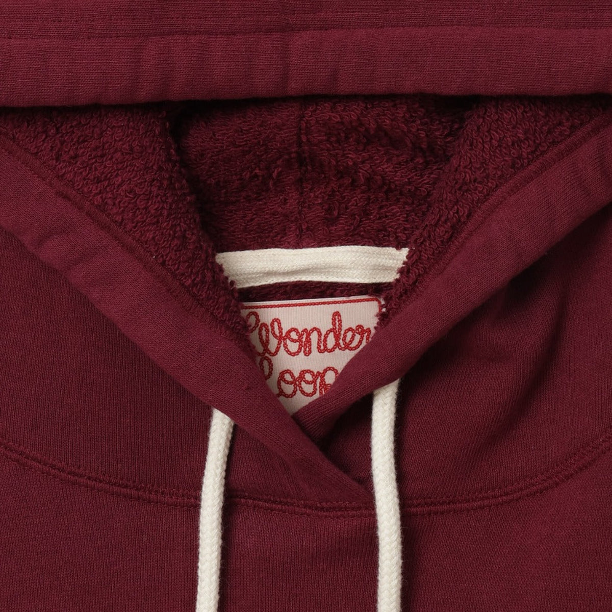 Pullover Hoodie - Super Looper French Terry - Burgundy