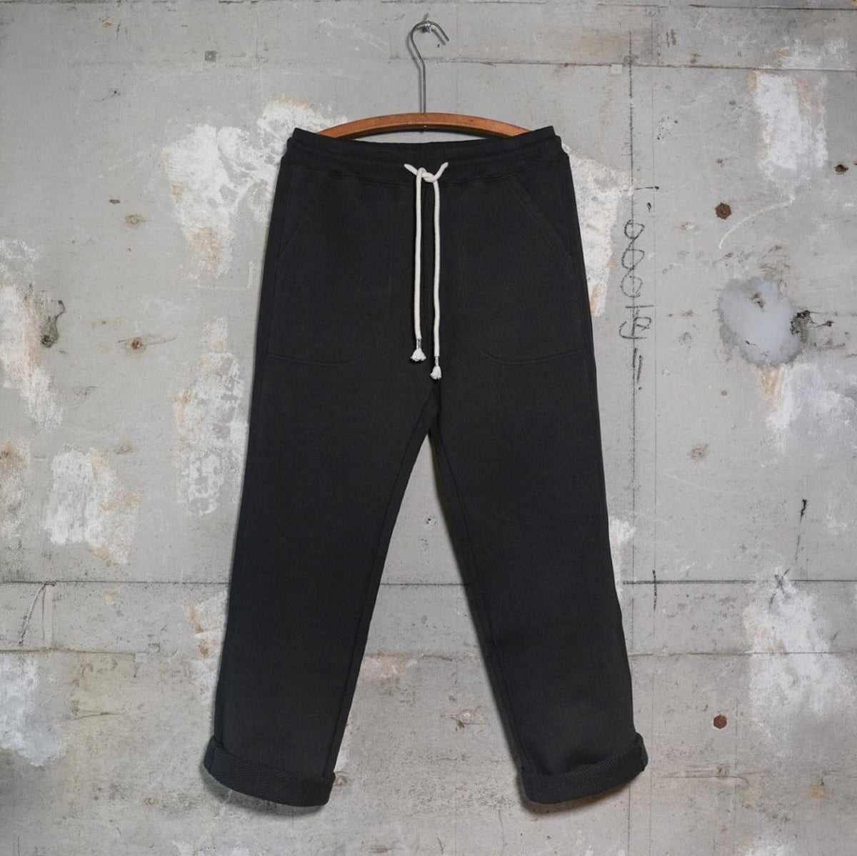 Sweatpants - Double Heavyweight French Terry - Sumi Black